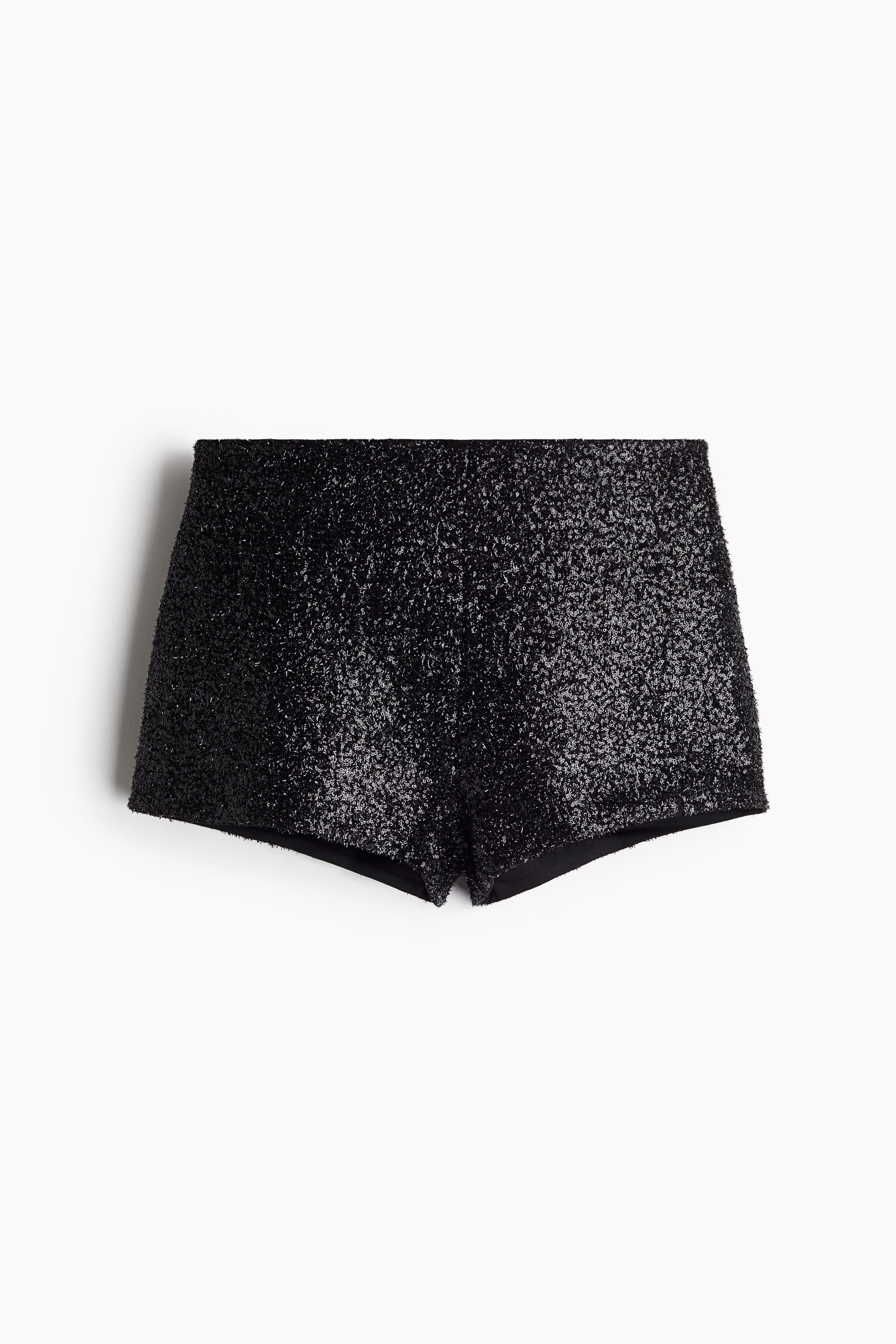 Sequined Mini Shorts