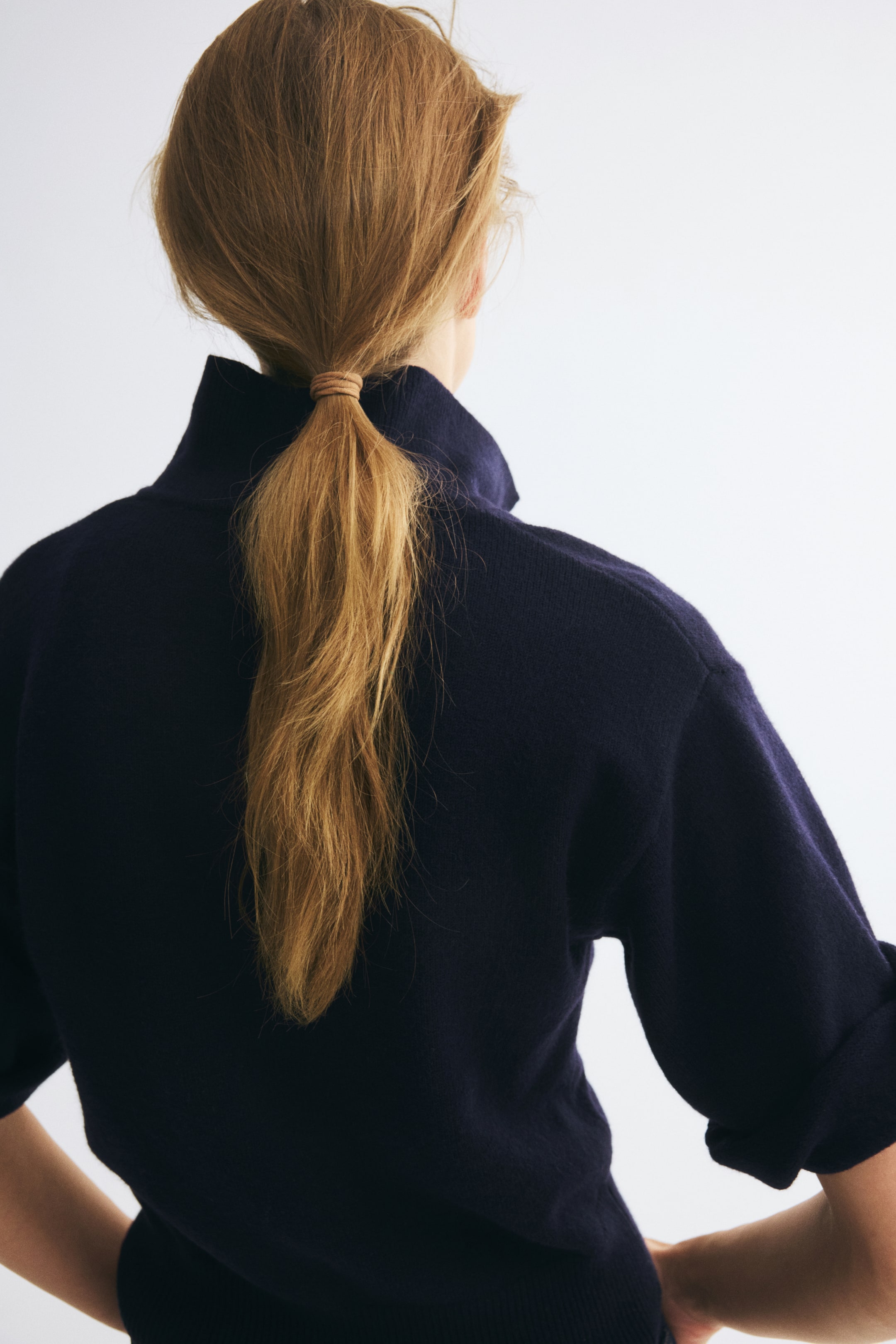 Fine-Knit Polo Shirt