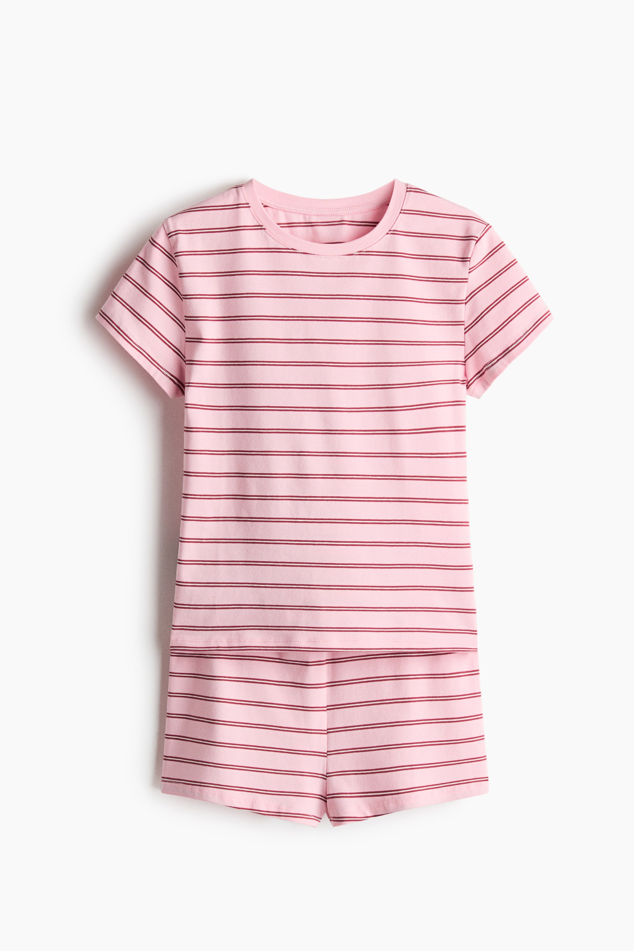 Zobrazit větší obrázek: Pyžamo z bavlněného žerzeje - Light pink - ŽENY | H&M CZ 1