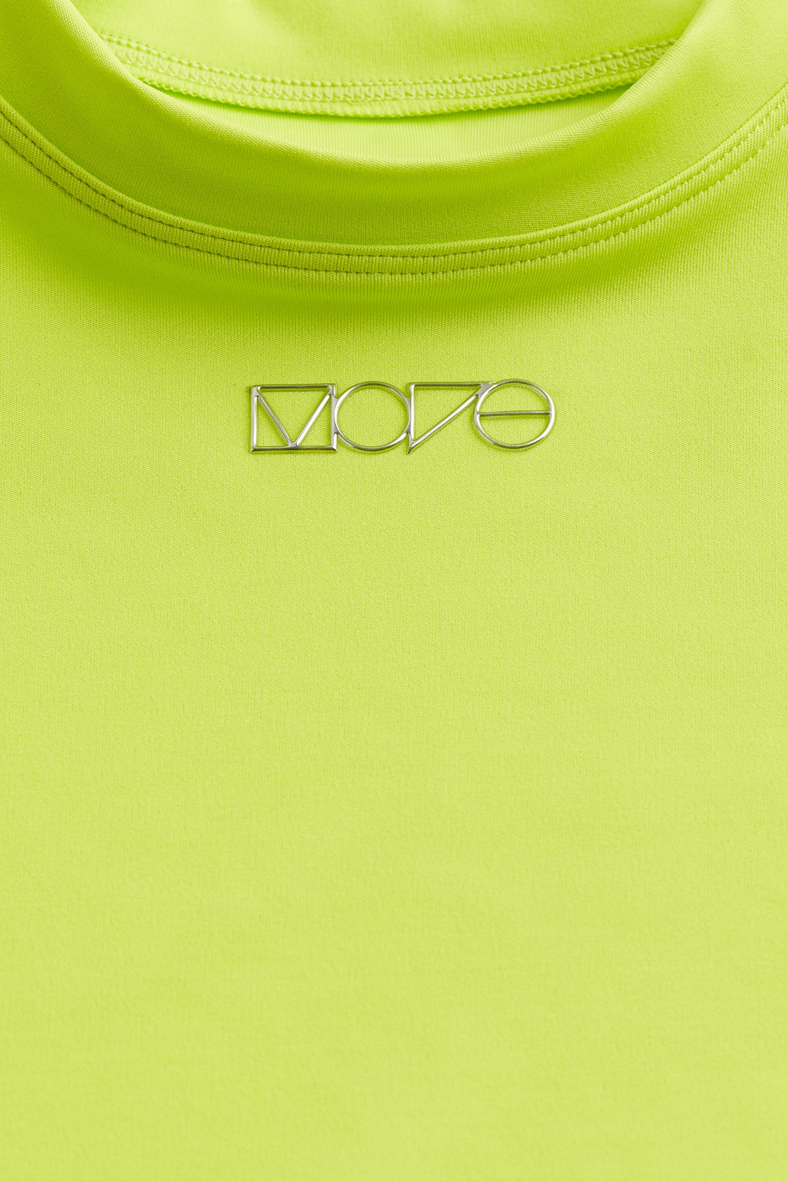 Cropped Rashie - Neon green/Black - 7