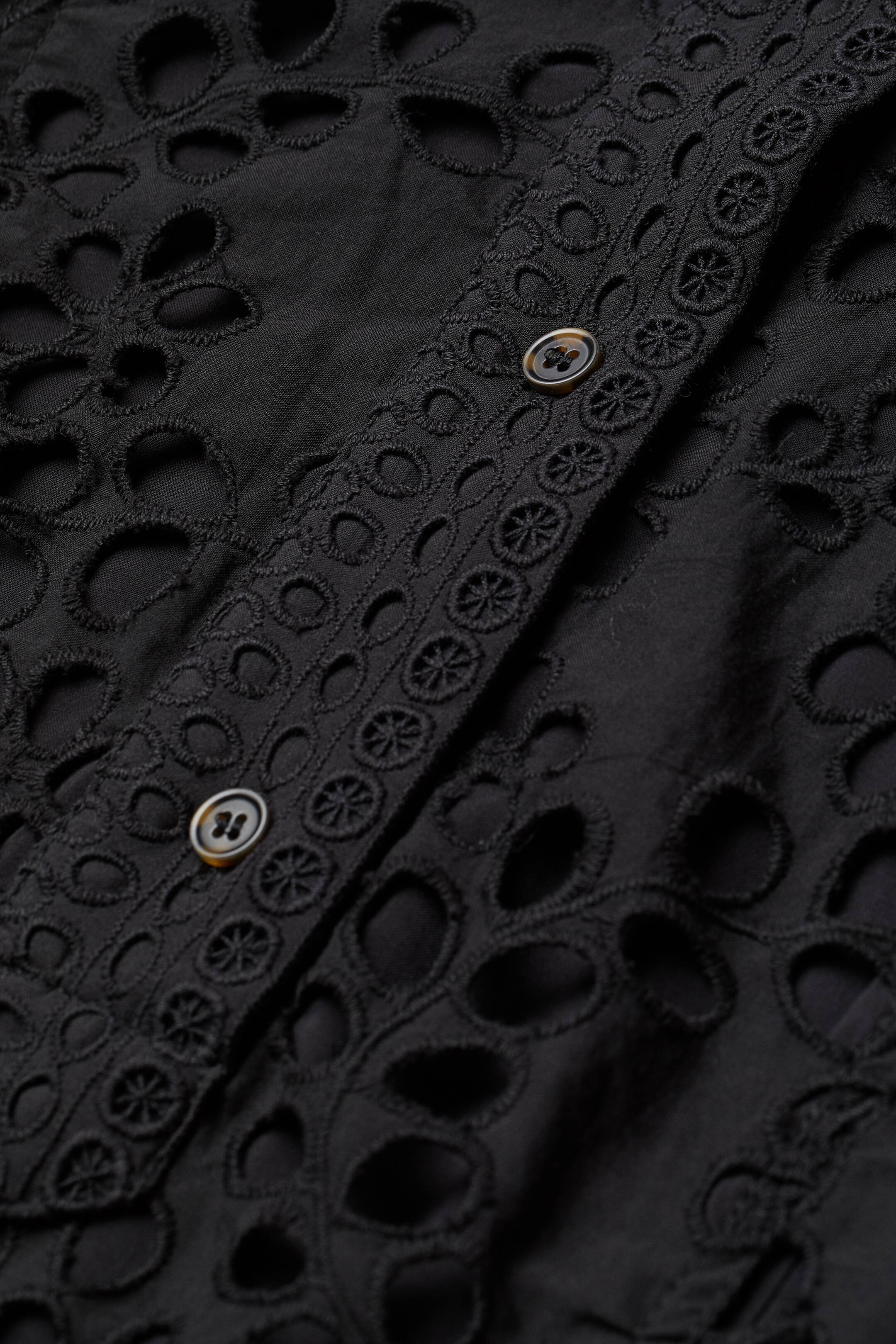 Visualizza immagine più grande: Abito con sangallo - Nero - DONNA | H&M IT 2