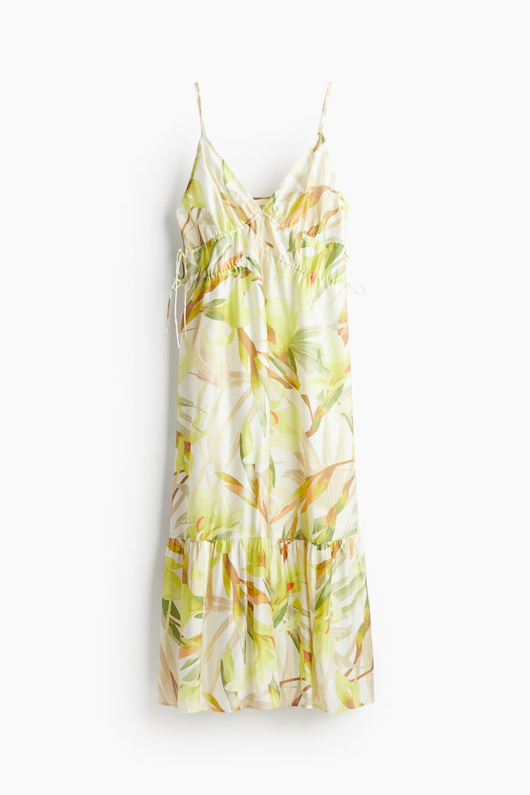 Drawstring-detail maxi dress