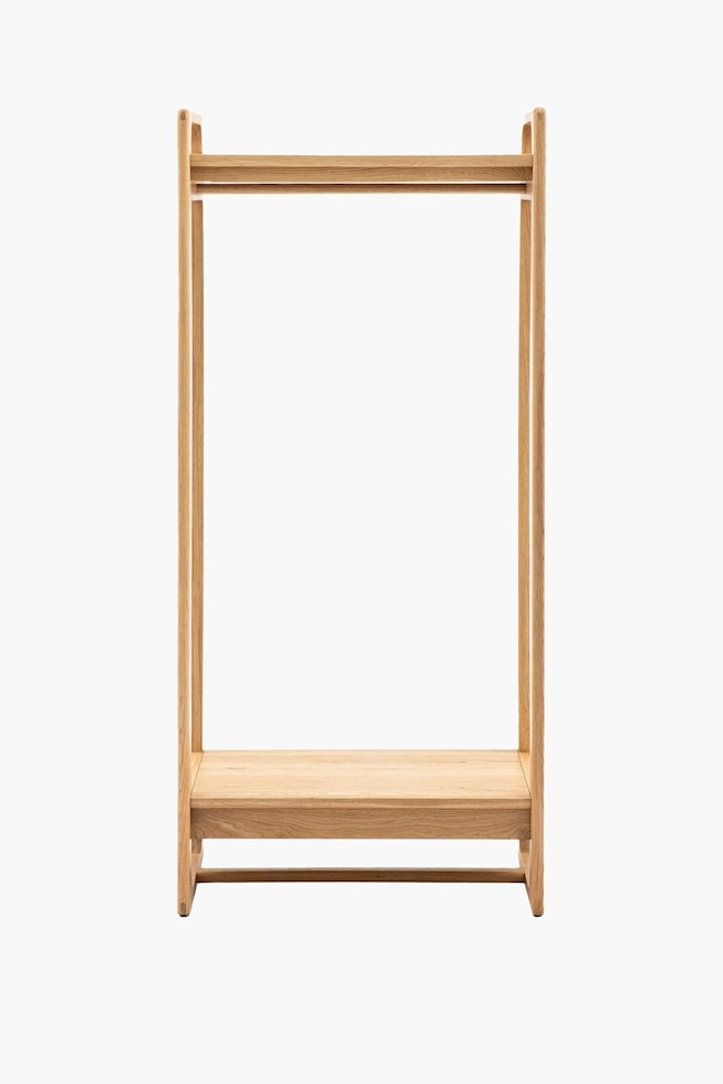 Wooden Open Wardrobe - Natural - 1