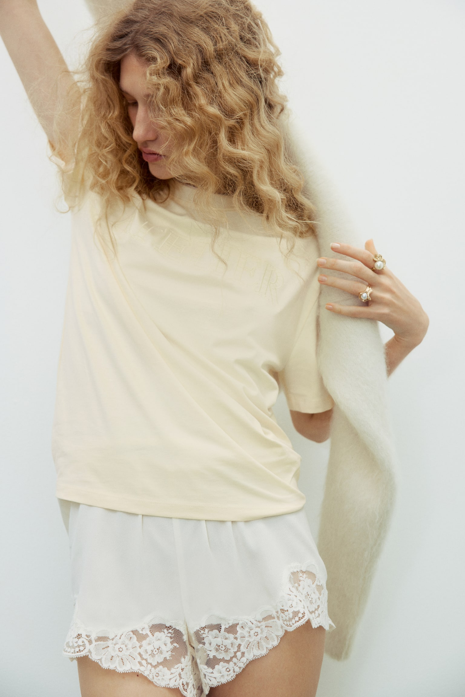 Oversized T-shirt - Light yellow/Atelier/White/Island breeze - 6
