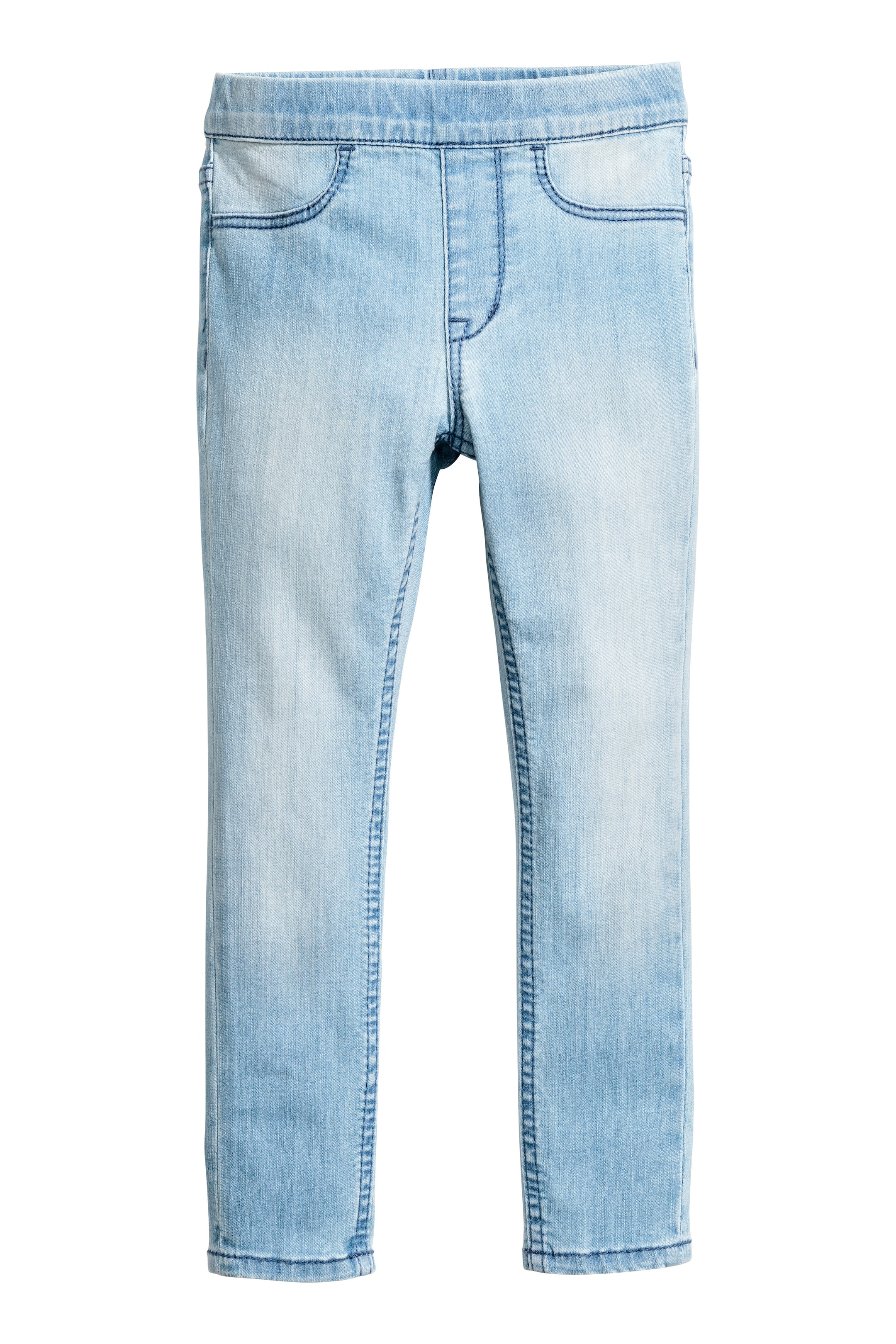 View larger image: Denim leggings - Light denim blue - Kids | H&M GB 1