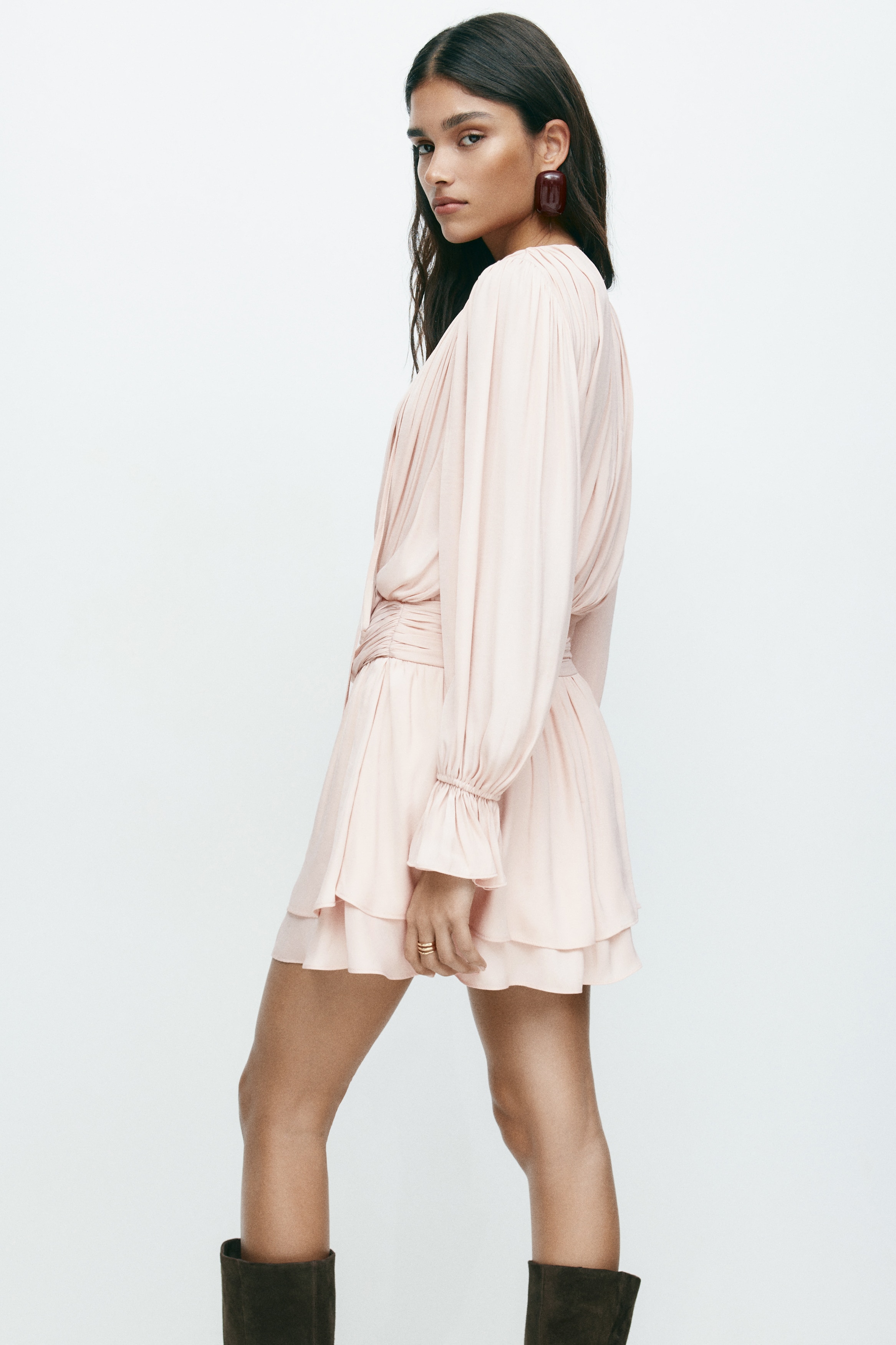 Women's Pink Long Sleeve Dresses | H&M