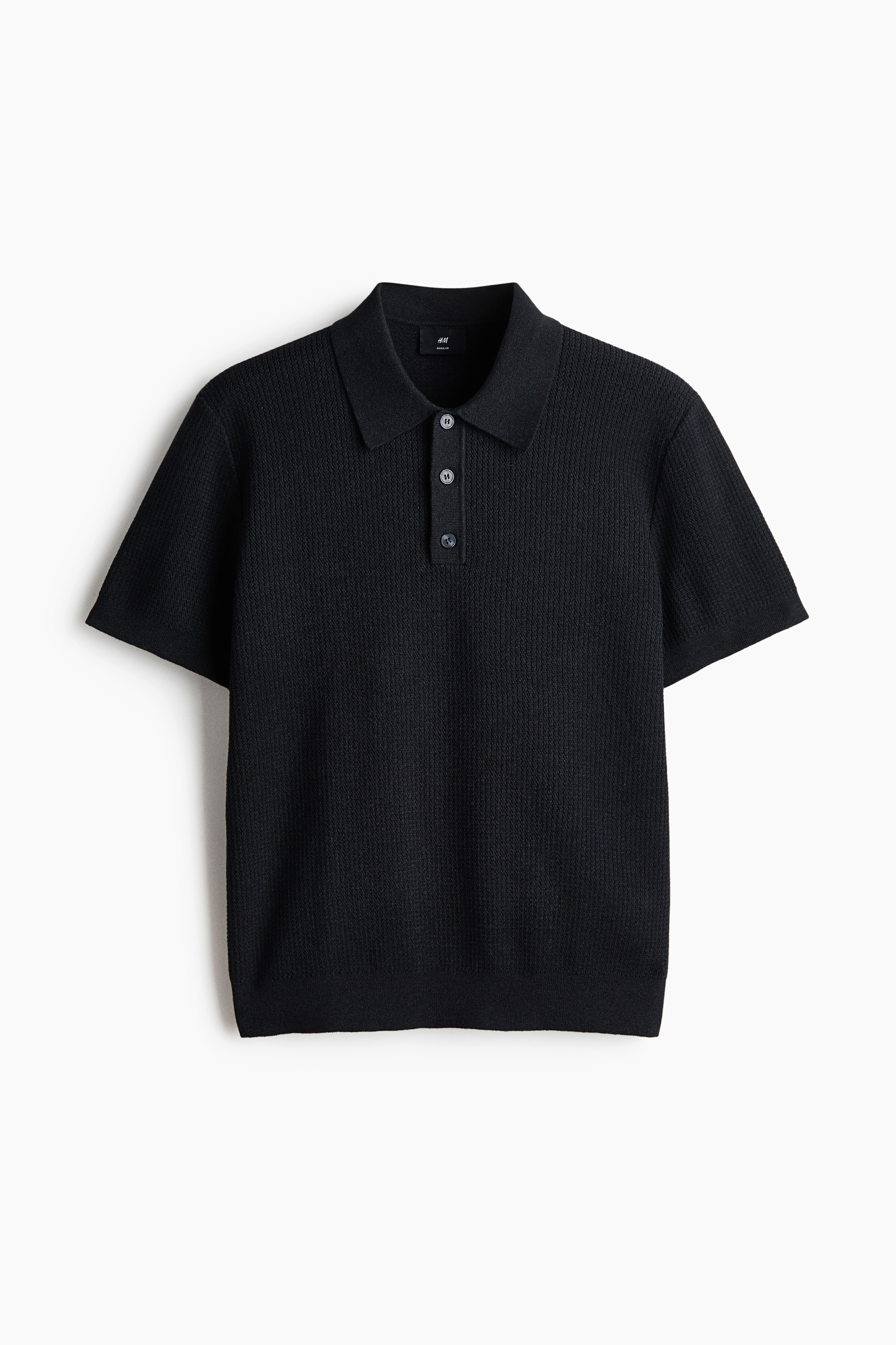 Regular-Fit Knit Polo Shirt