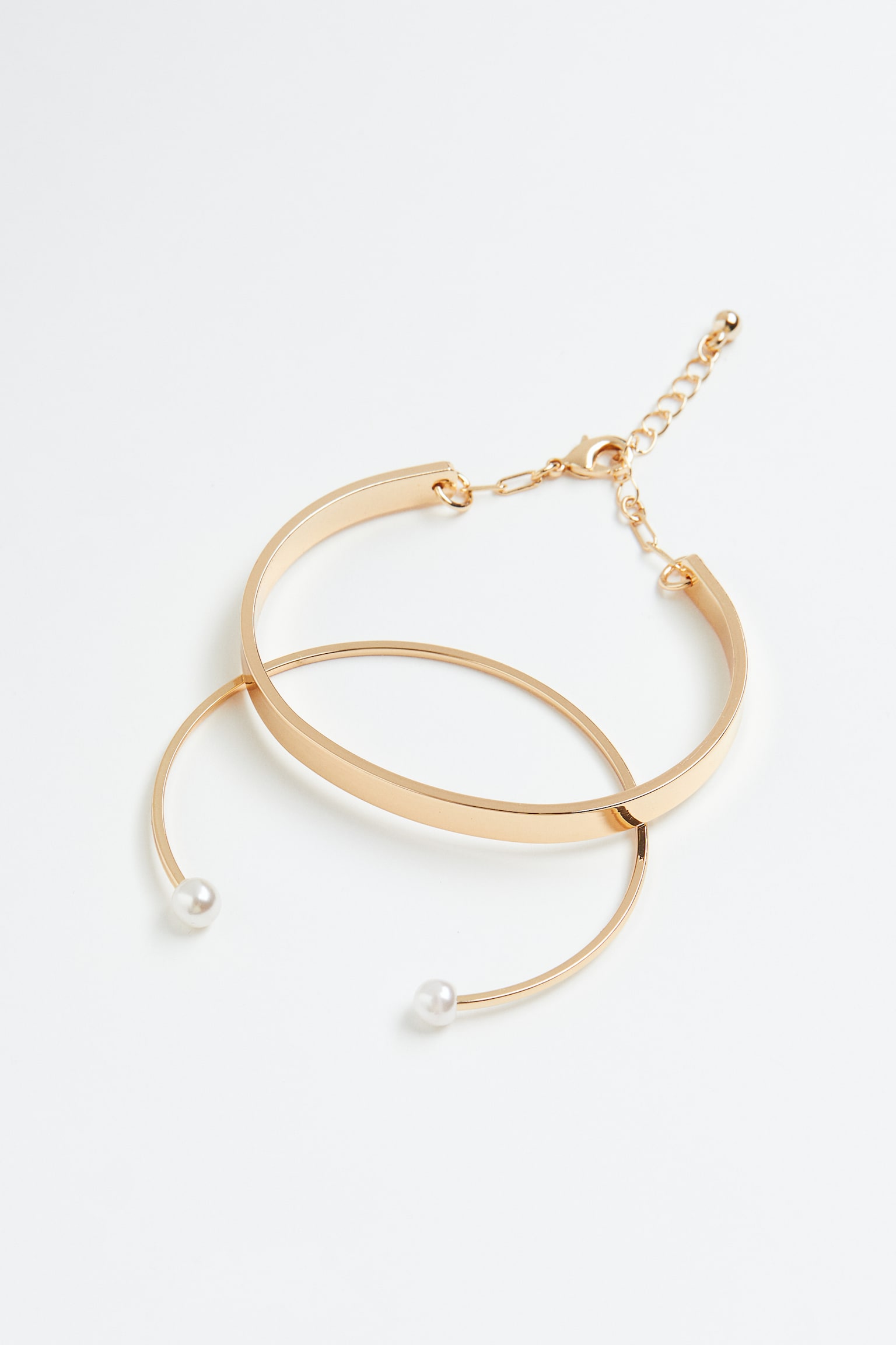 2-pack Bracelets - Gold colour - 1