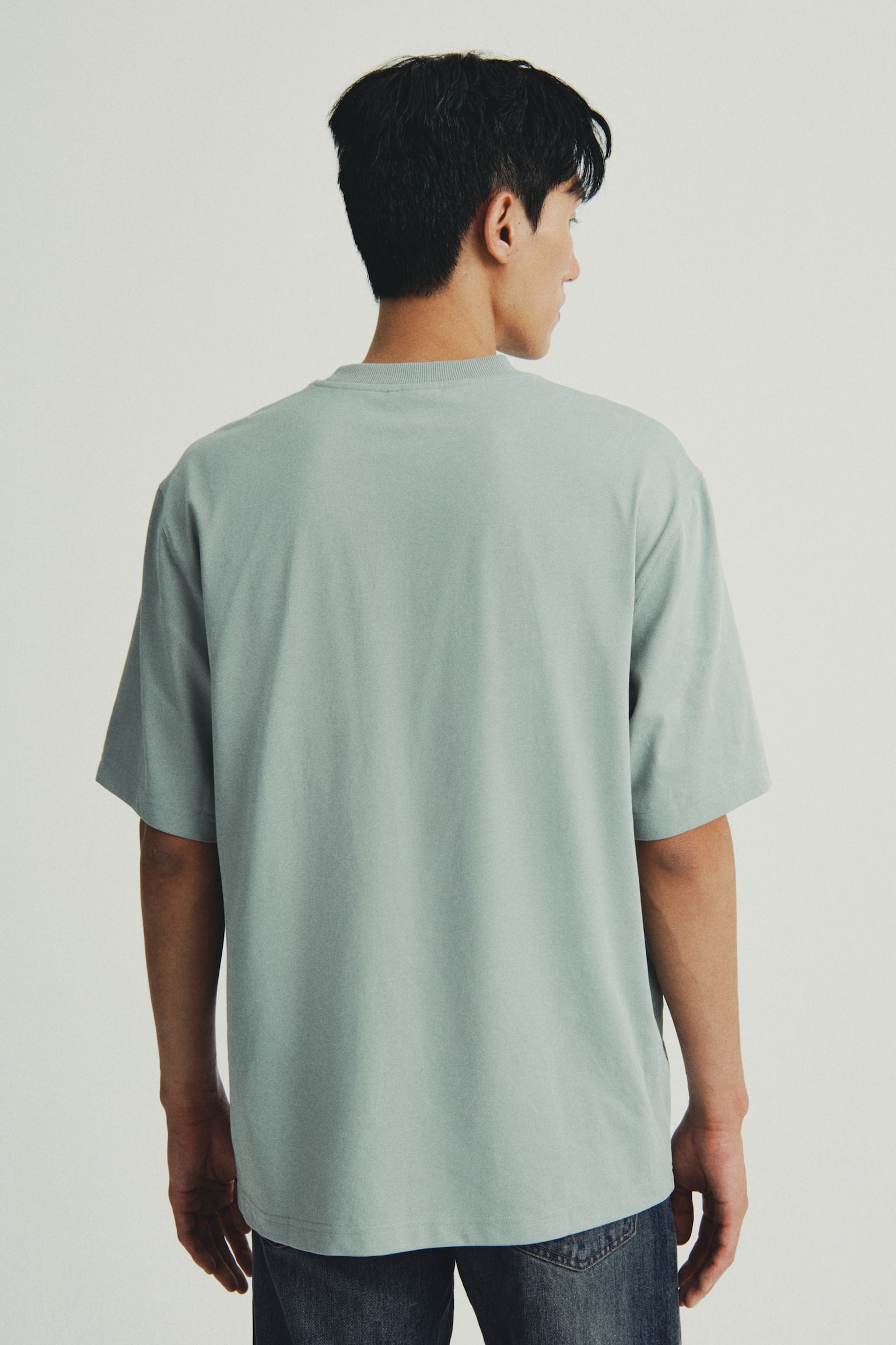 Loose Fit Printed T-shirt - Dusty green/Stone Whispers/White/Tracing Time/Black/Frozen in Time - 4
