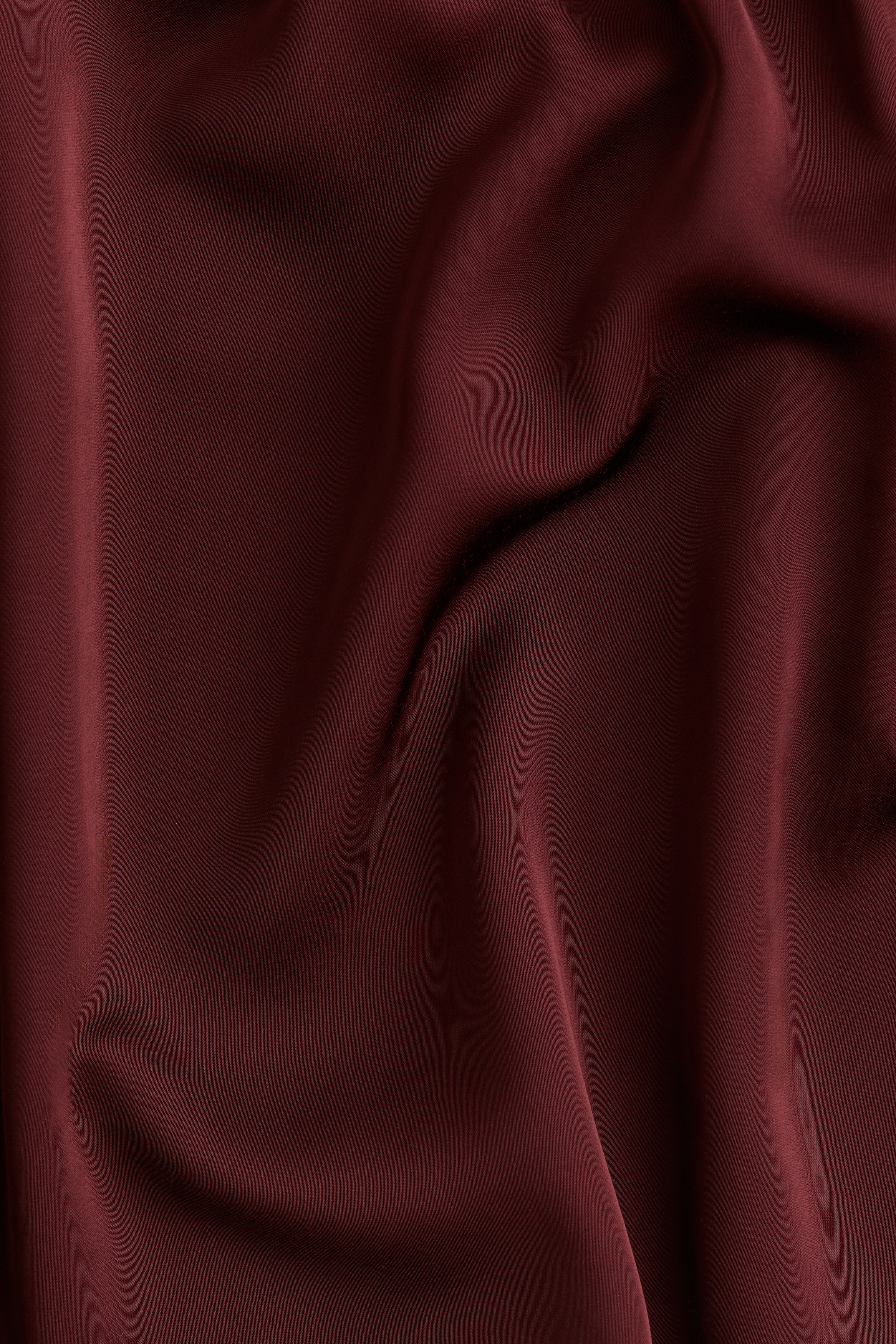 Pleat-front blouse