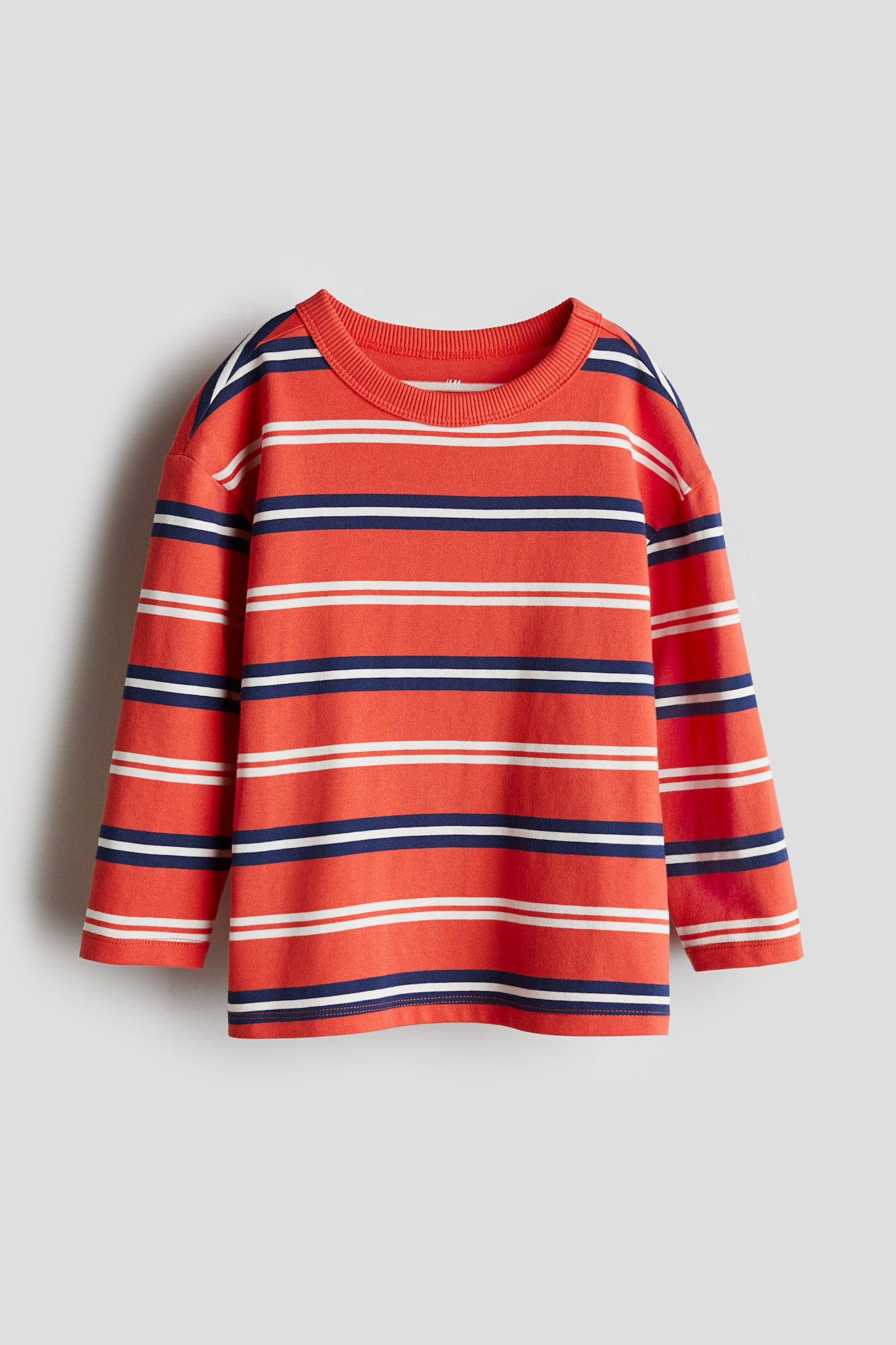 Long-sleeved T-shirt - Red/Striped/Beige/Blue striped/Light yellow/Striped/Navy blue/Striped/Light grey/73/Navy blue/Striped - 1