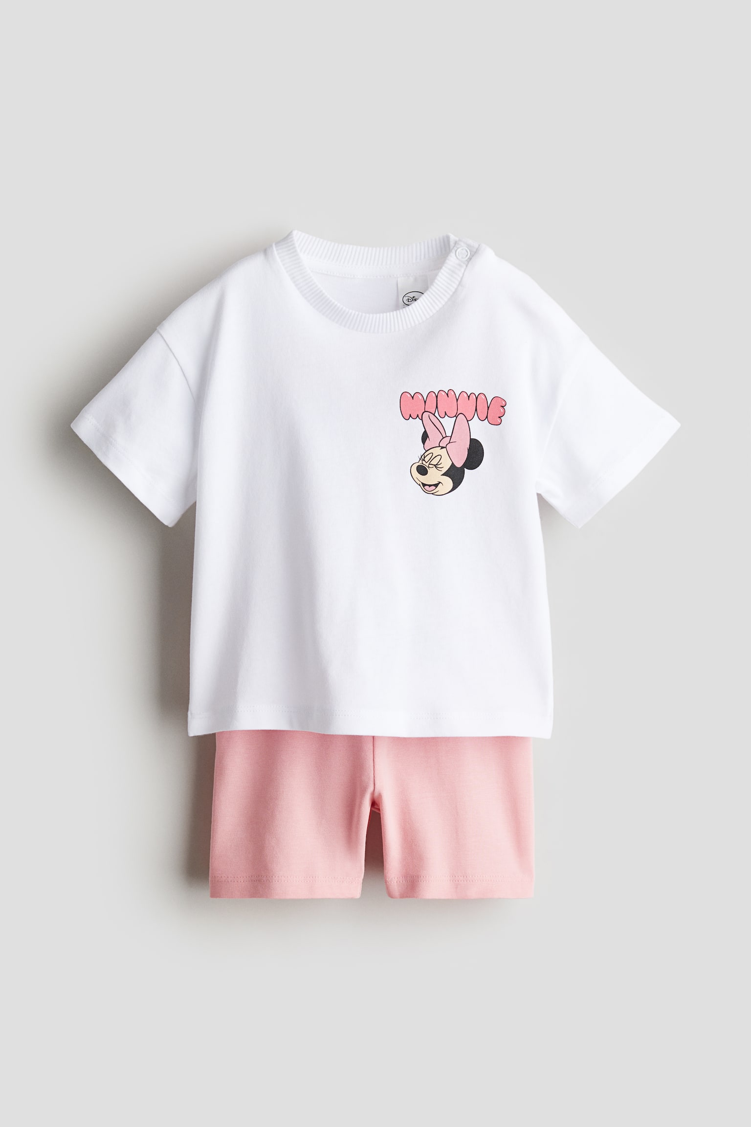 2-piece jersey set - Light pink/Minnie Mouse - 1