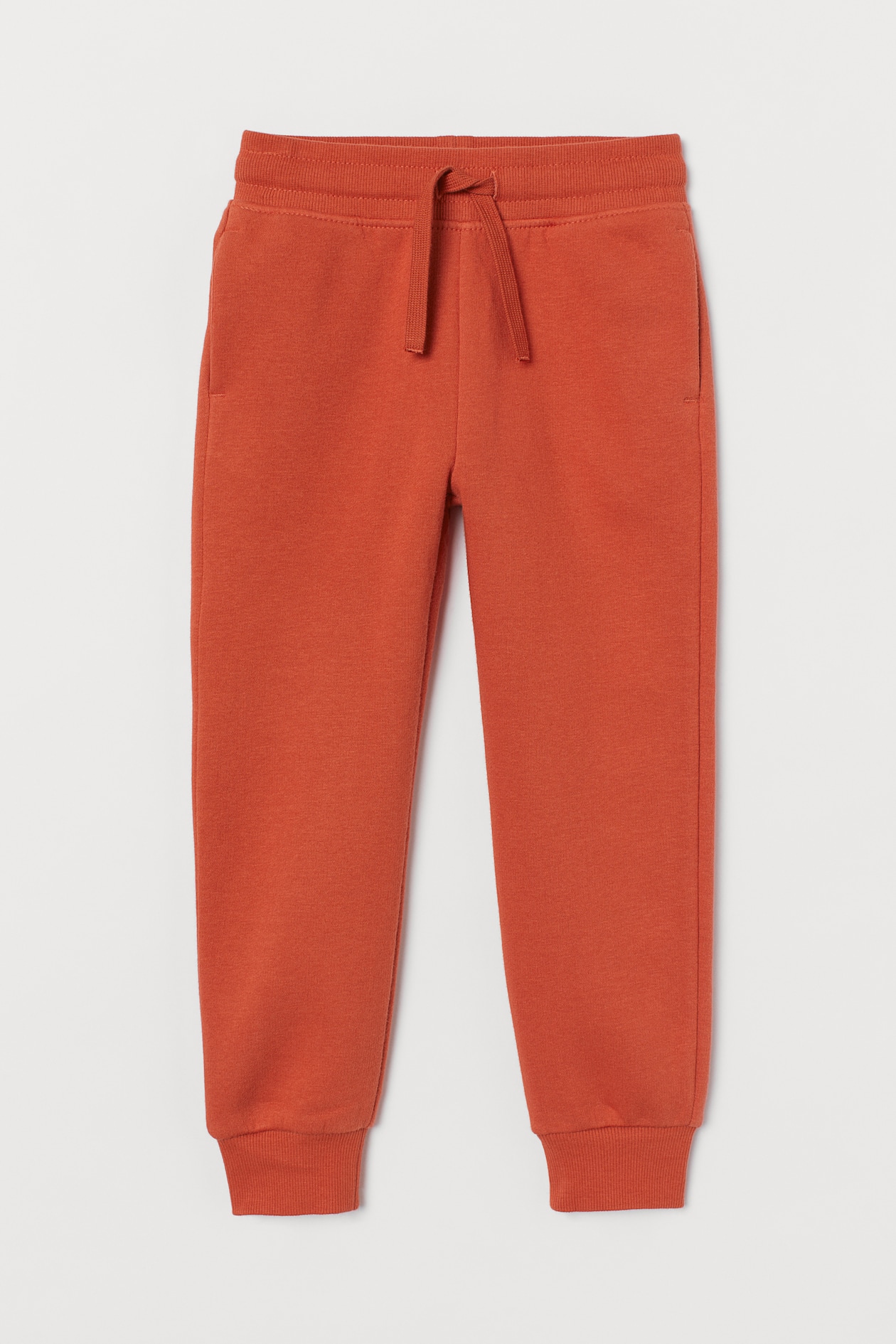 Extra-soft Joggers - Regular waist - Long - Dark orange - Kids | H&M US