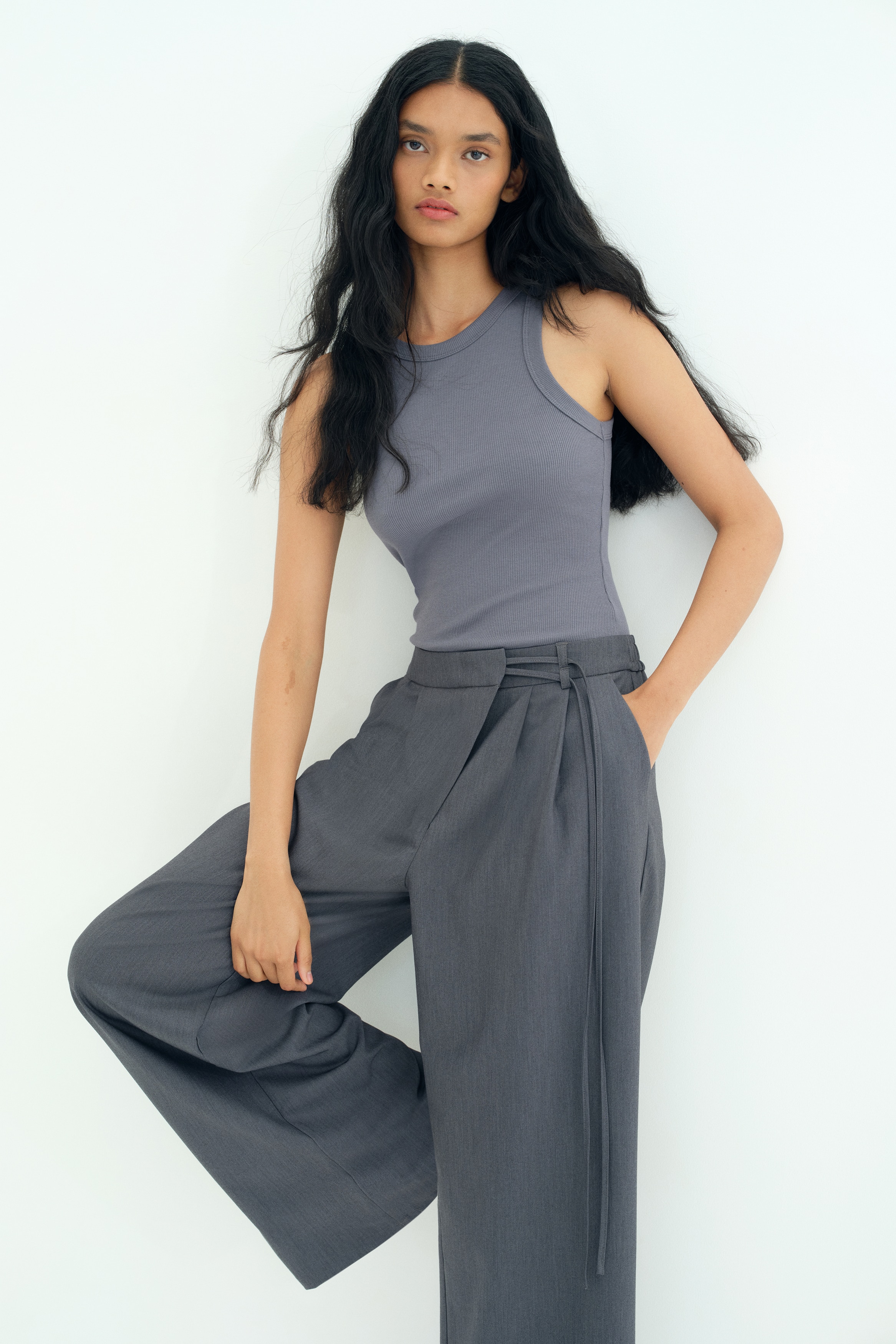 Wide trousers