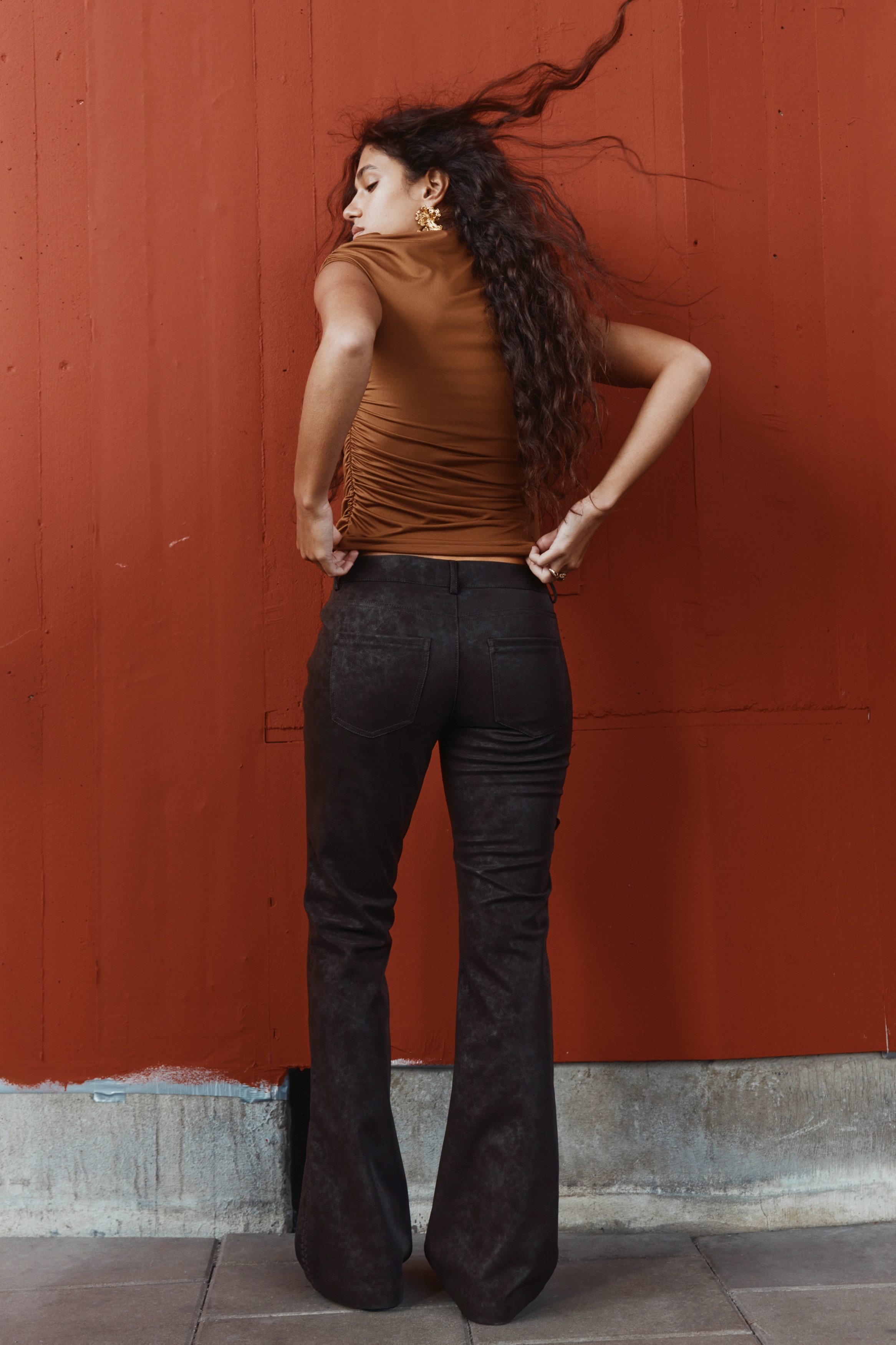 Flared trousers