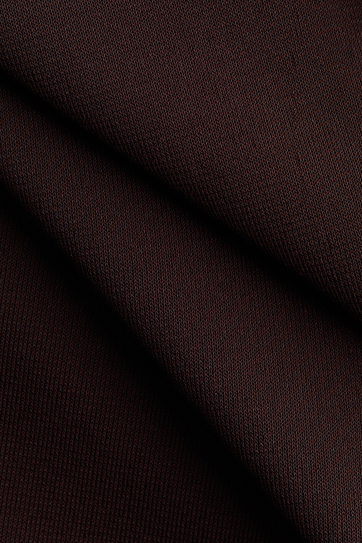 Женский топ H&M Asymmetric Halterneck Top, цвет: Тёмный коричневый — фото 7