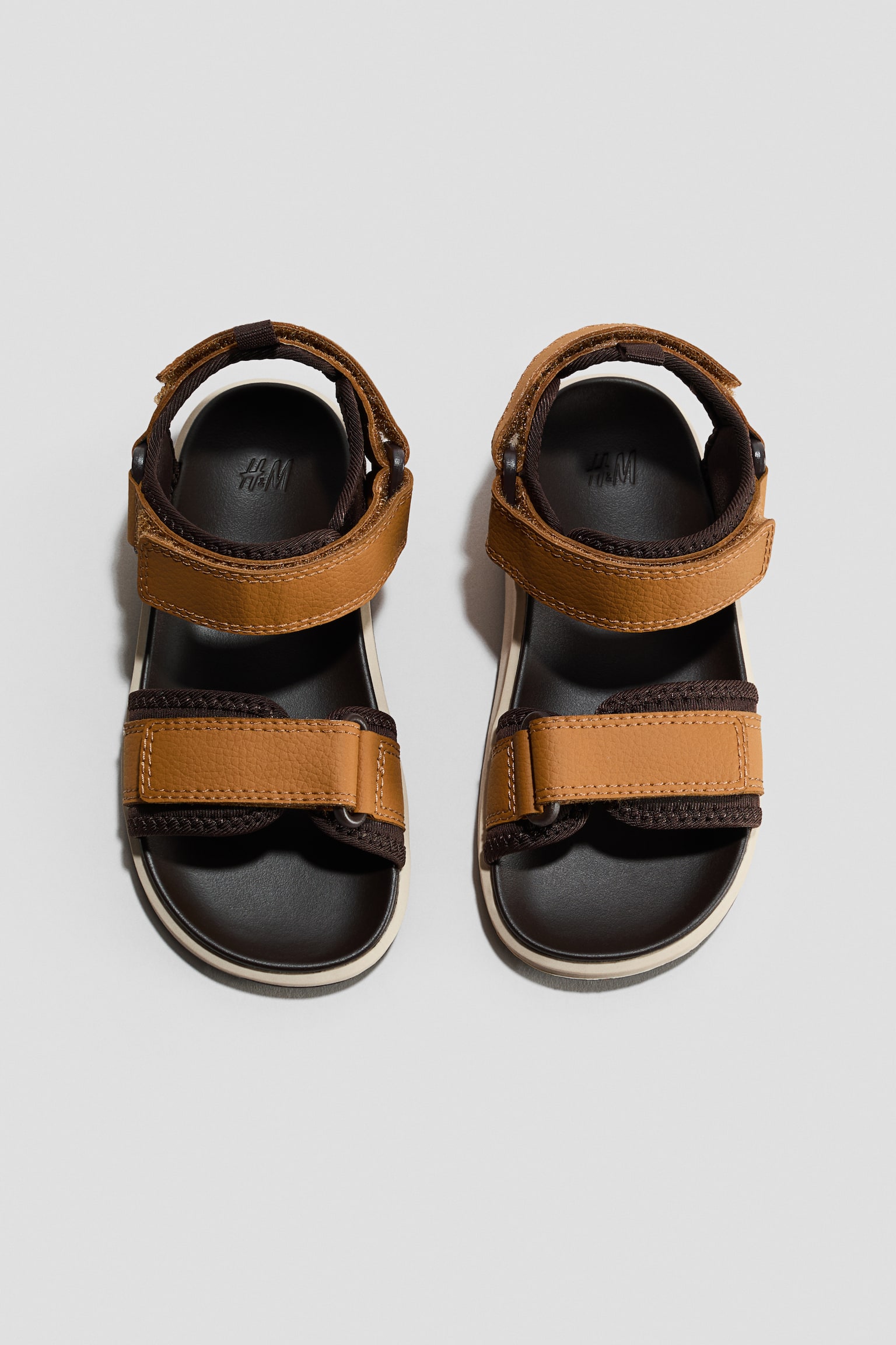 Детские сандалии H&M Ankle-Strap, цвет: Тёмный бежевый — фото 2