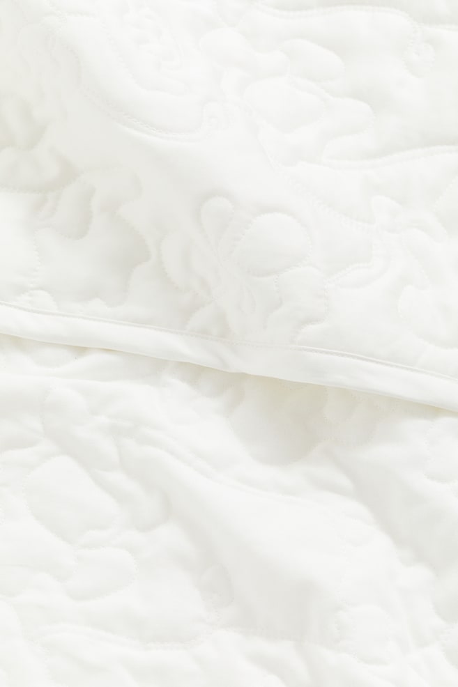 Quilted bedspread - White - 2
