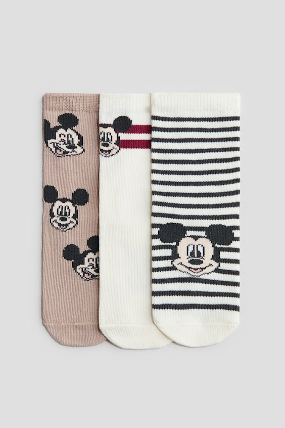 Носки Jacquard-Knit для детей, 3 шт. — H&M