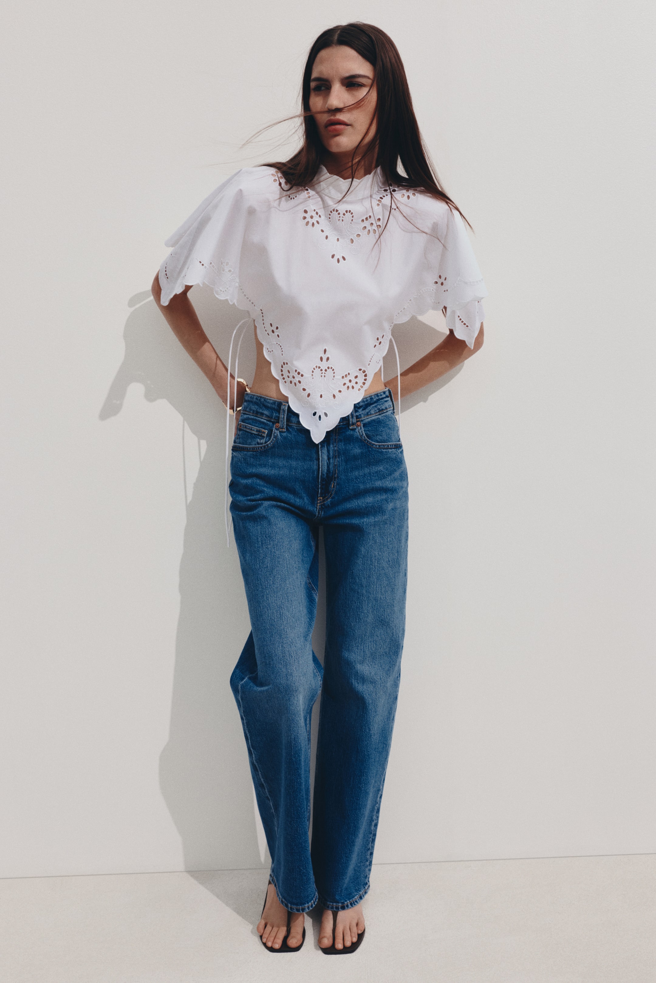 Größeres Bild ansehen: Wide High Waist Jeans - Denimblau - Ladies | H&M DE 1