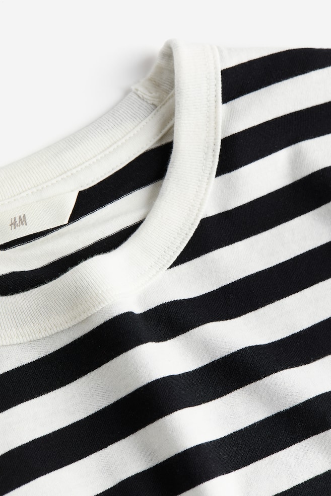 Cotton jersey top - White/Black striped/Black/Cream striped/Light khaki green/Striped/White/Blue striped/dc/dc - 4