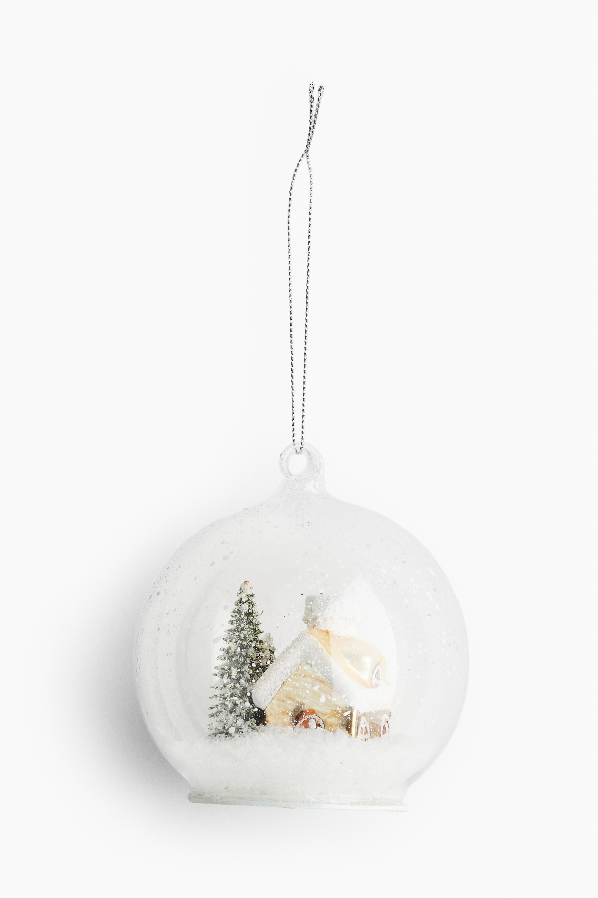 H&M Home  - Christmas bauble - Clear glass/House