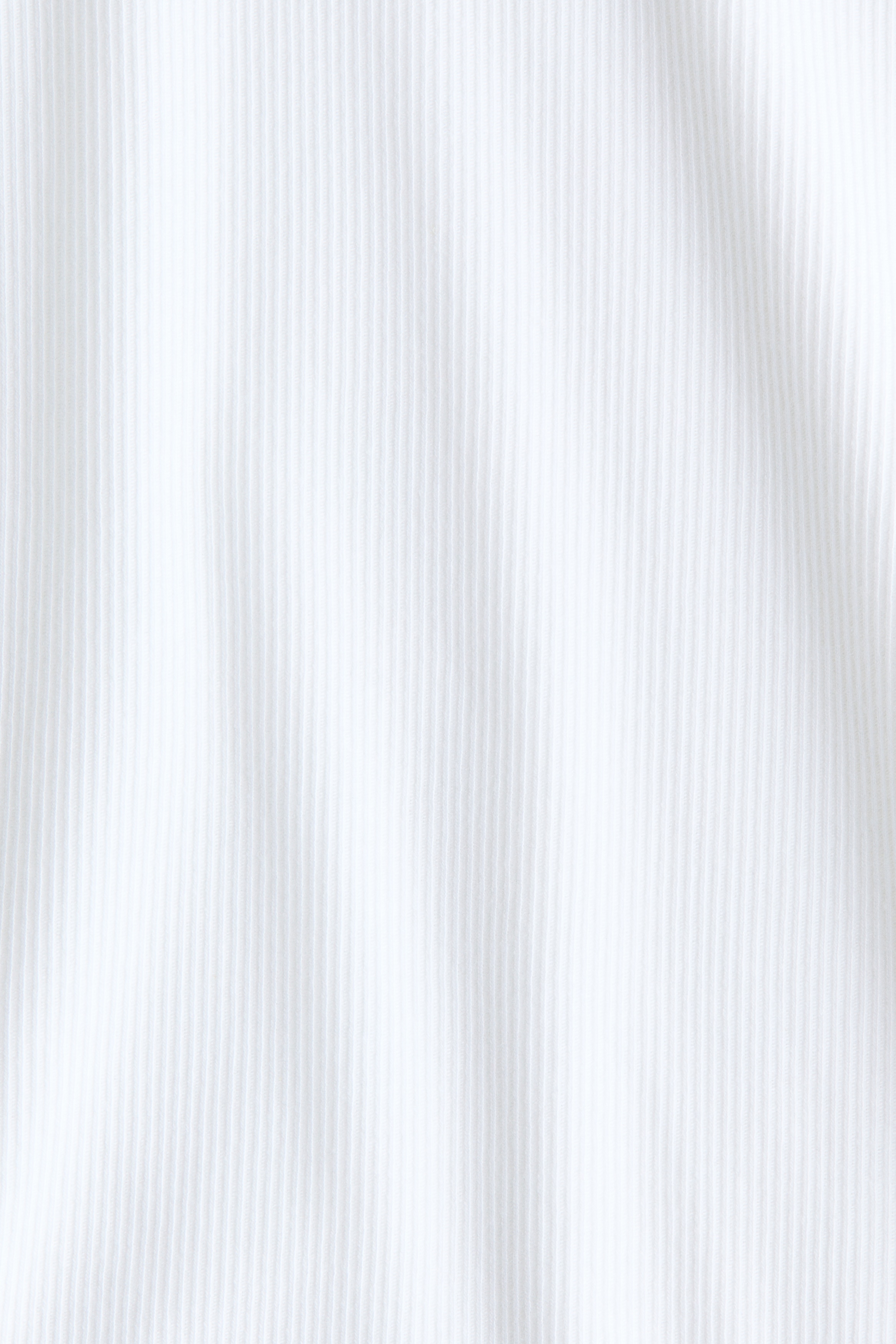Ribbed cotton-blend top