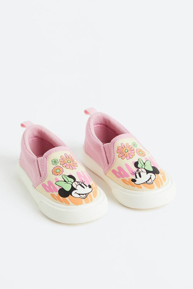 Slip-on printed trainers - Light pink/Minnie Mouse/Old rose/Lady and the Tramp/Dark grey/Mickey Mouse - 1