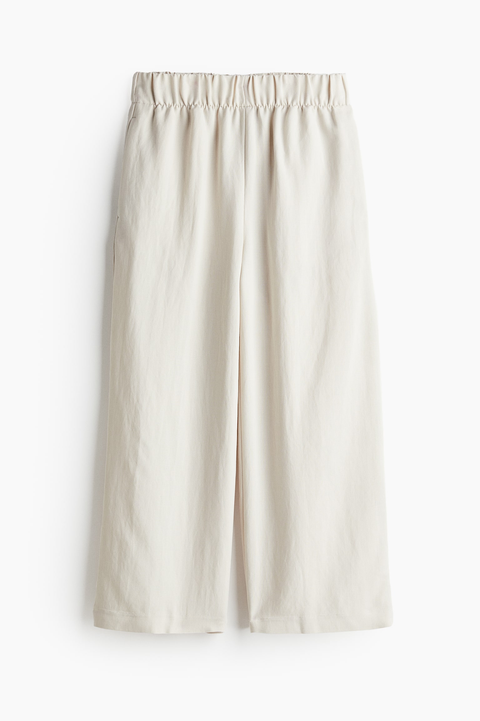 Pull-on culottes - Light beige/Black/Dark khaki green/White/Pinstriped - 2