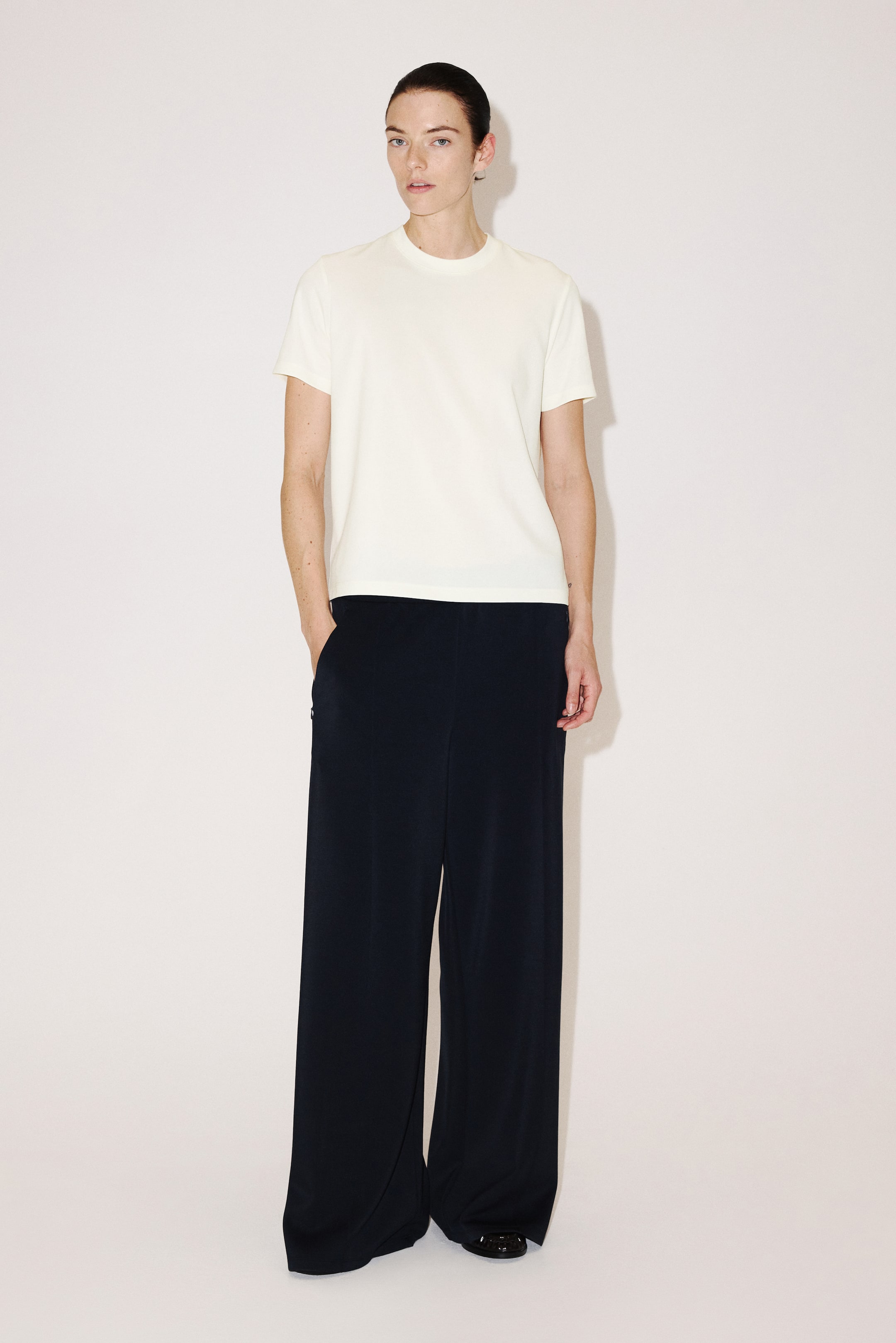 View larger image: Cooling Regular Fit T-shirt - Ivory - Ladies | H&M 1