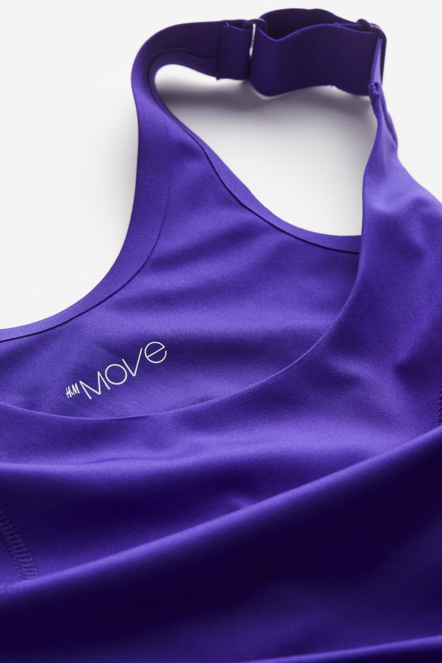 DryMove™ Integral Bra Activewear Tank - Dark purple/Black - 2