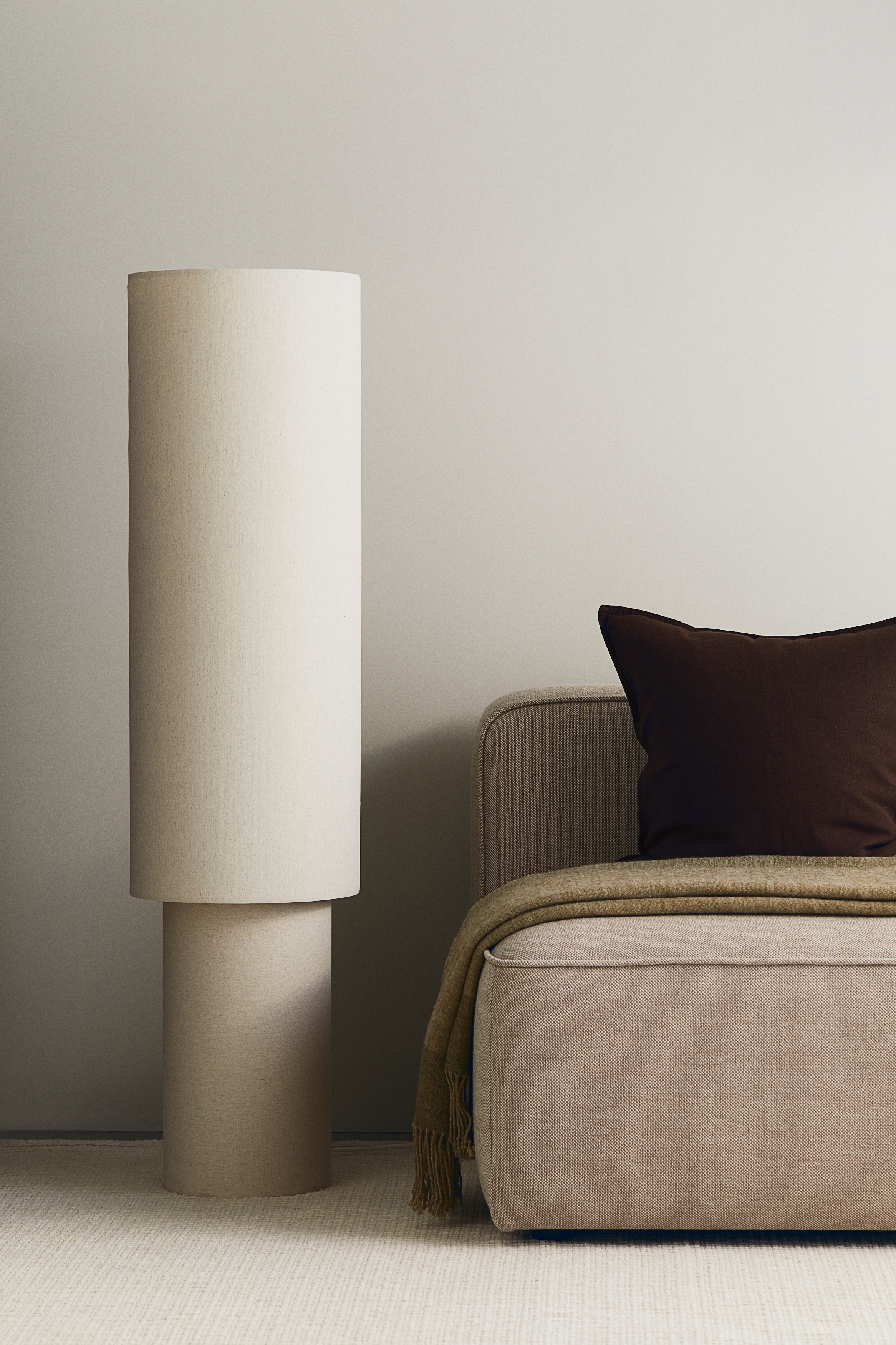 Floor lamp - Light dusty beige