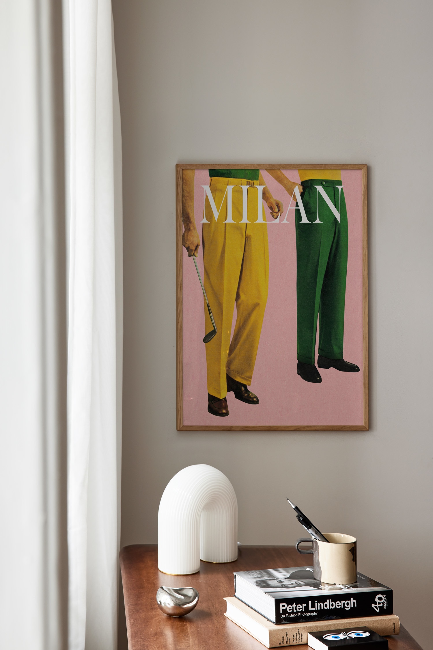 Milan Golf Juliste - Vaaleanpunainen