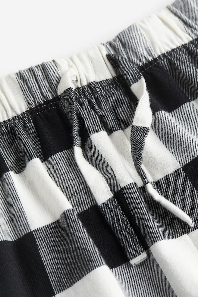 Cotton pyjama bottoms - Black/Checked/Light blue/Striped/Pink/Checked - 2