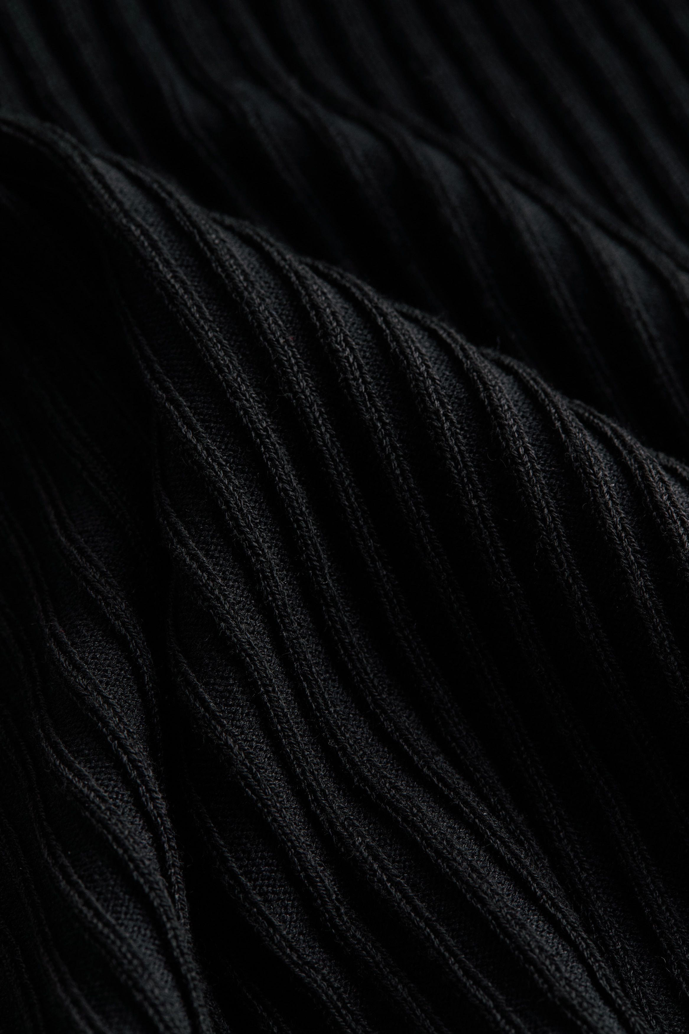 Rib-Knit Mock Turtleneck Dress thumbnail 3