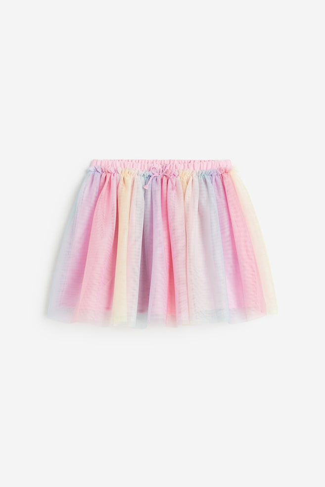 Glittery tulle skirt - Light pink/Greige/Spotted/Light blue/Spotted/Powder pink/dc - 1