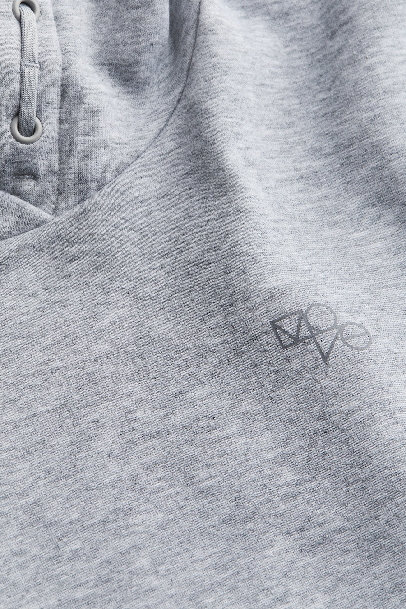 Sports hoodie in DryMove™ - Light grey marl/Dark grey/Dropping Dimes/White/LXXA - 4