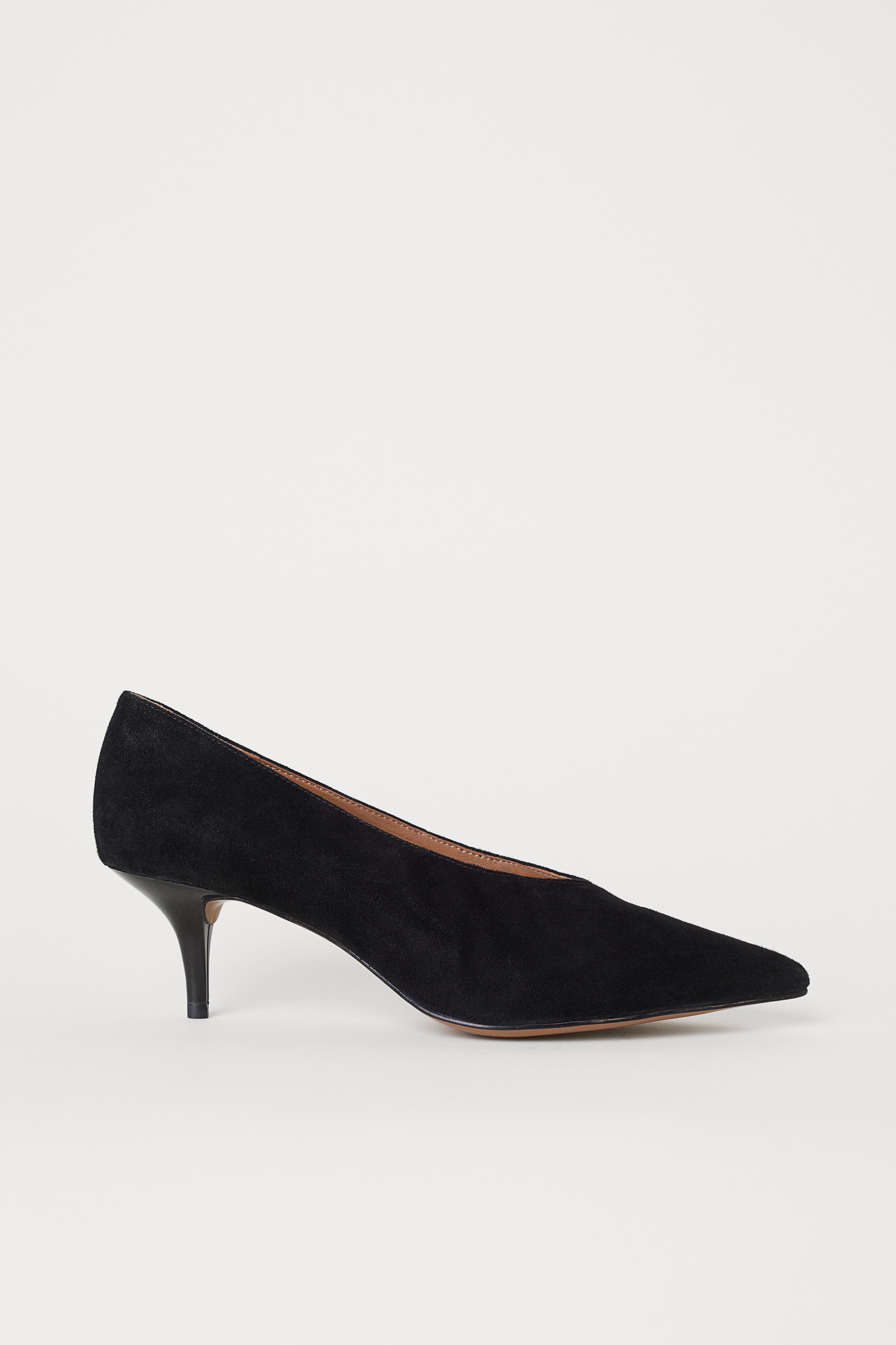 Ladies black suede orders pumps