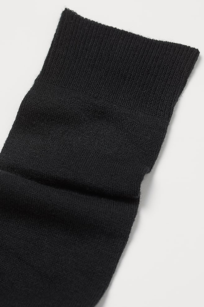 2-pack knee socks - Black/Beige/Dark brown/Black marl/Grey marl - 5