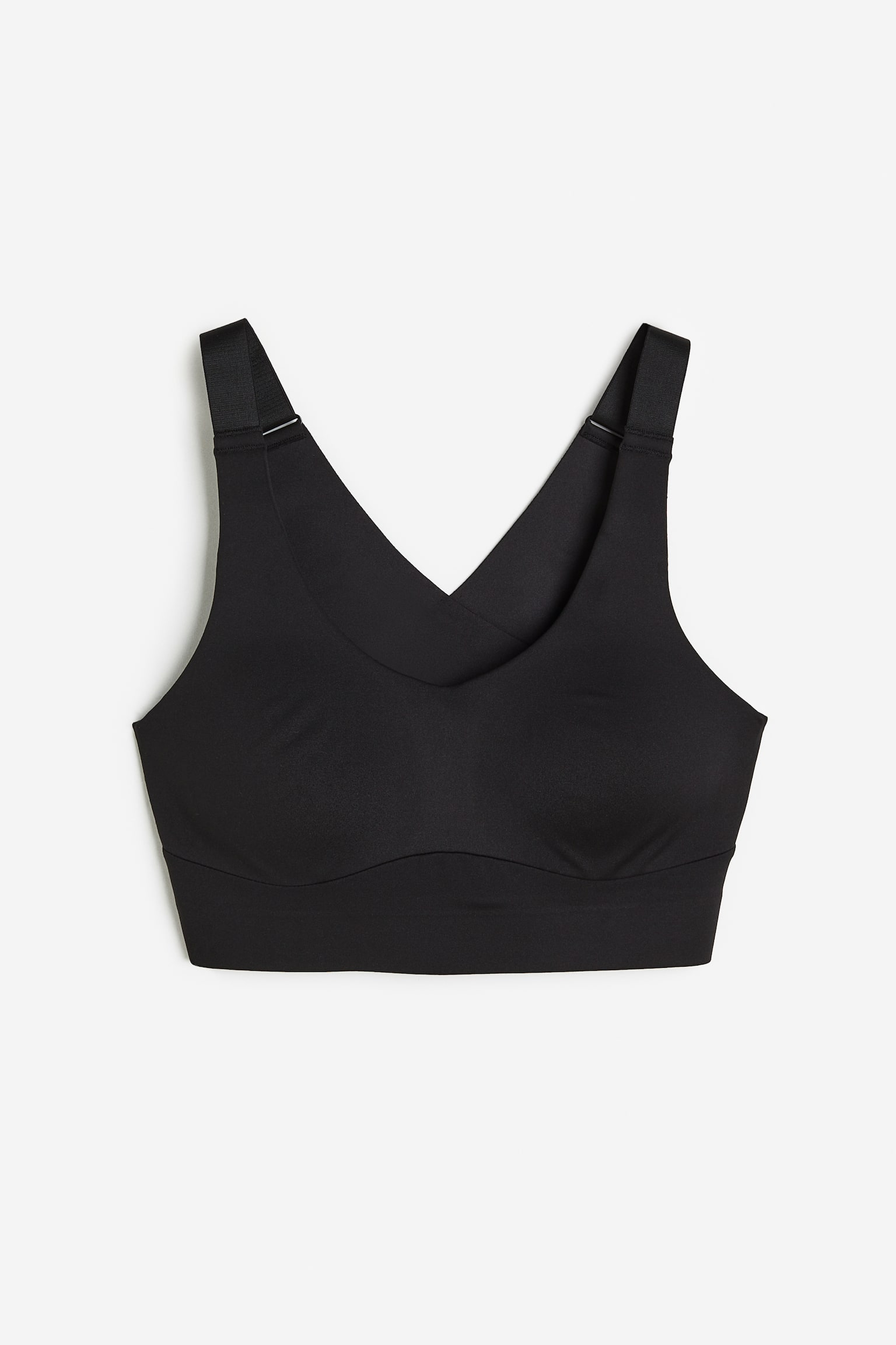 High Support Sports bra in DryMove™ - Black/Dark blue - 1