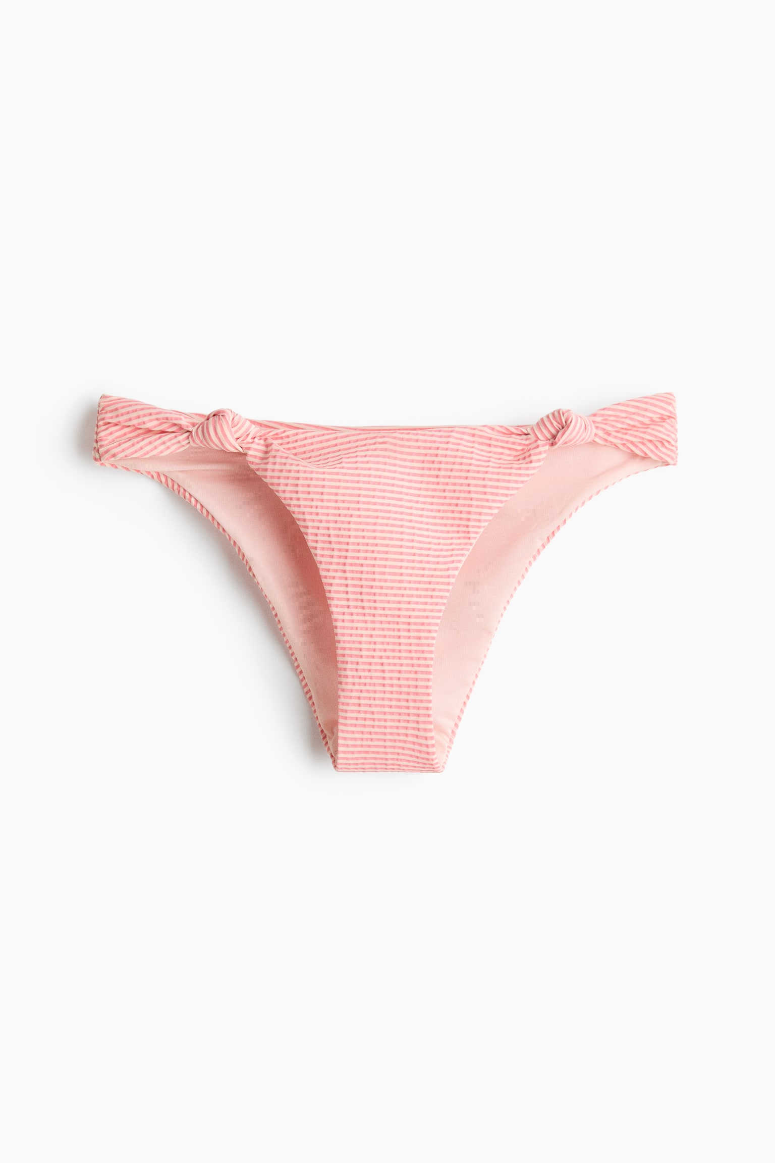 Culotte de bikini audacieuse - Rose/rayures beige clair/Orange - 1