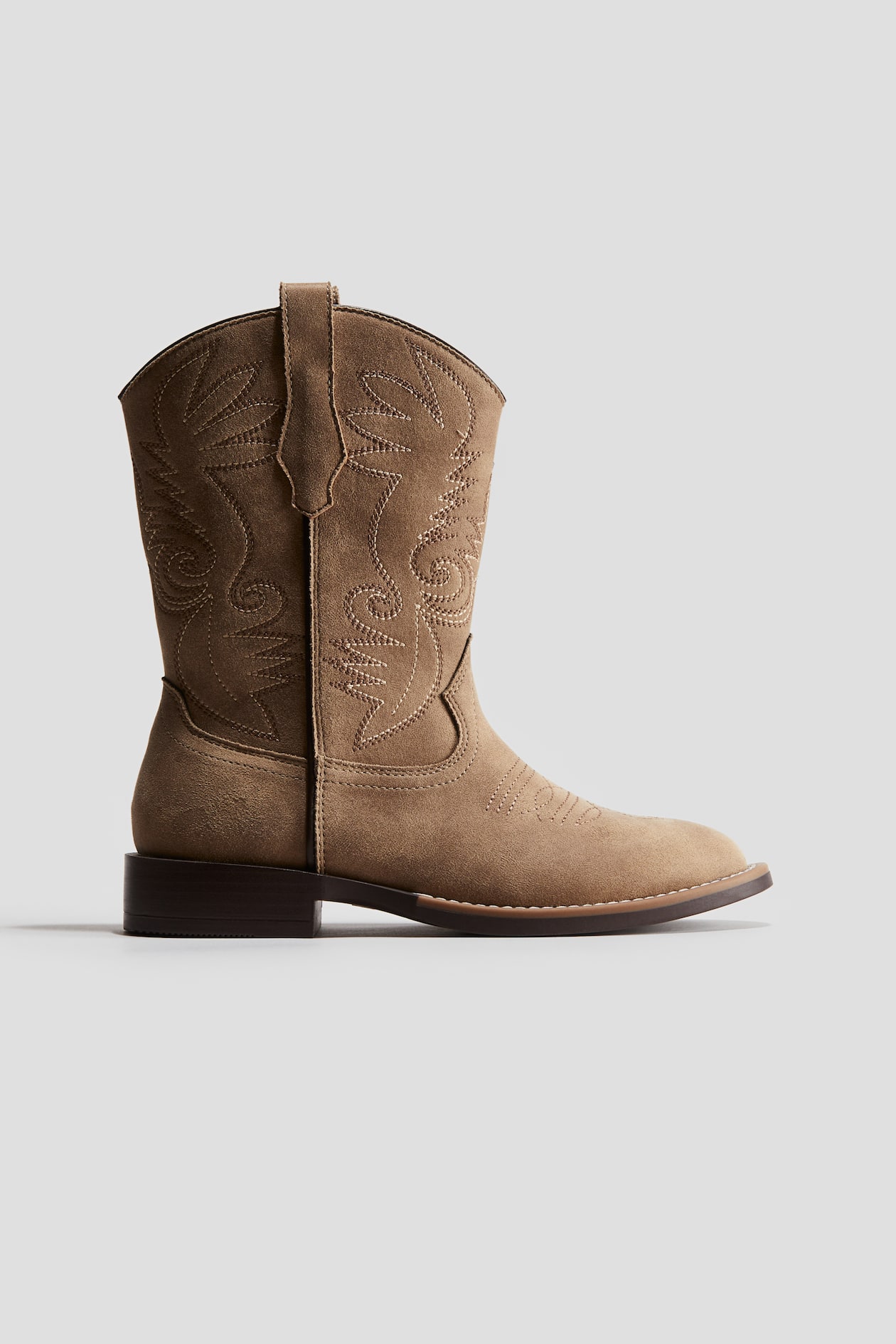 Botas vaqueras afieltradas Beige oscuro Kids H&M MX