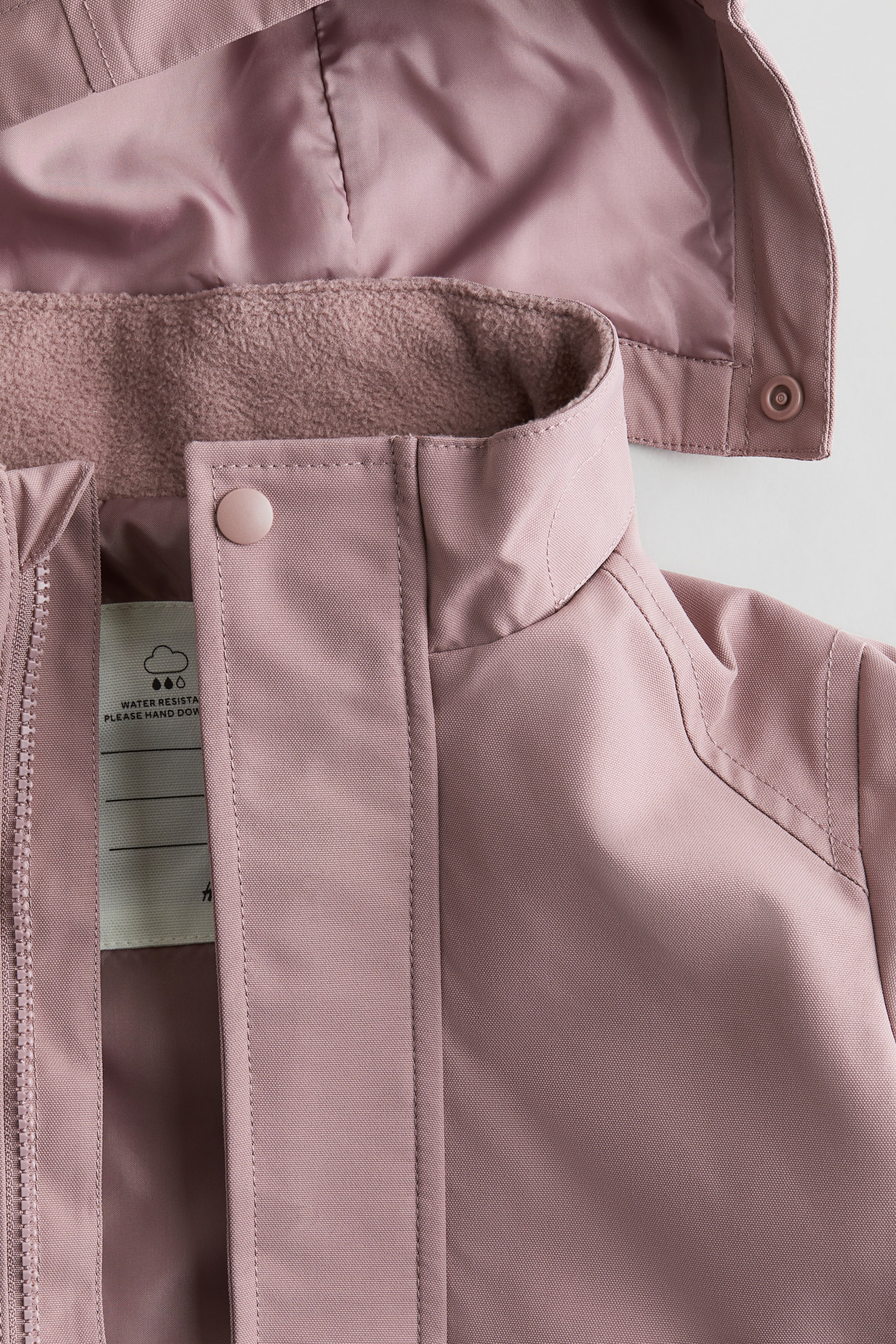 Vattentålig parkas med room-to-grow-funktion - Lång ärm - Normallång - Rosa - BARN | H&M SE 3