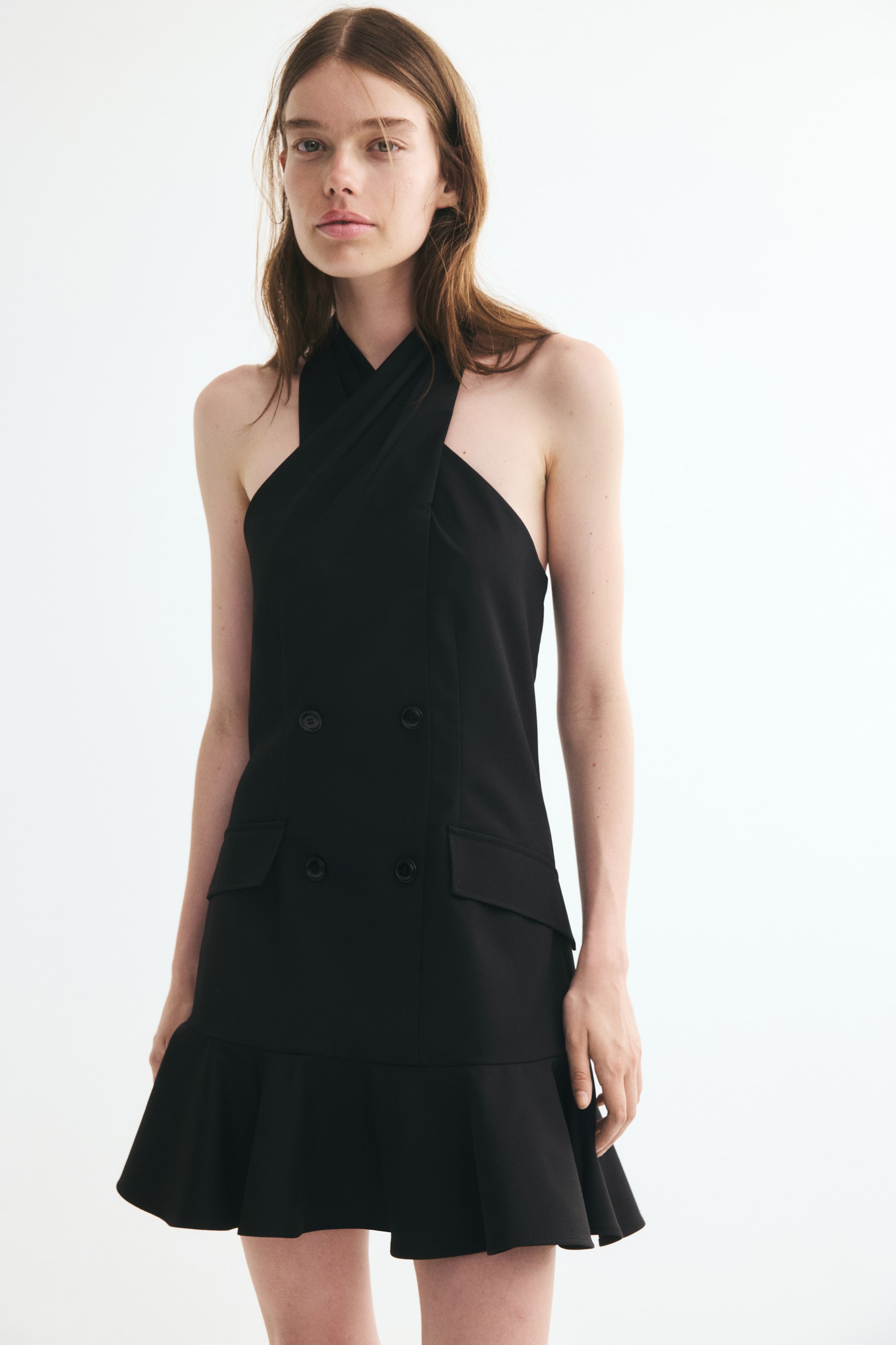 Halterneck Jacket Dress