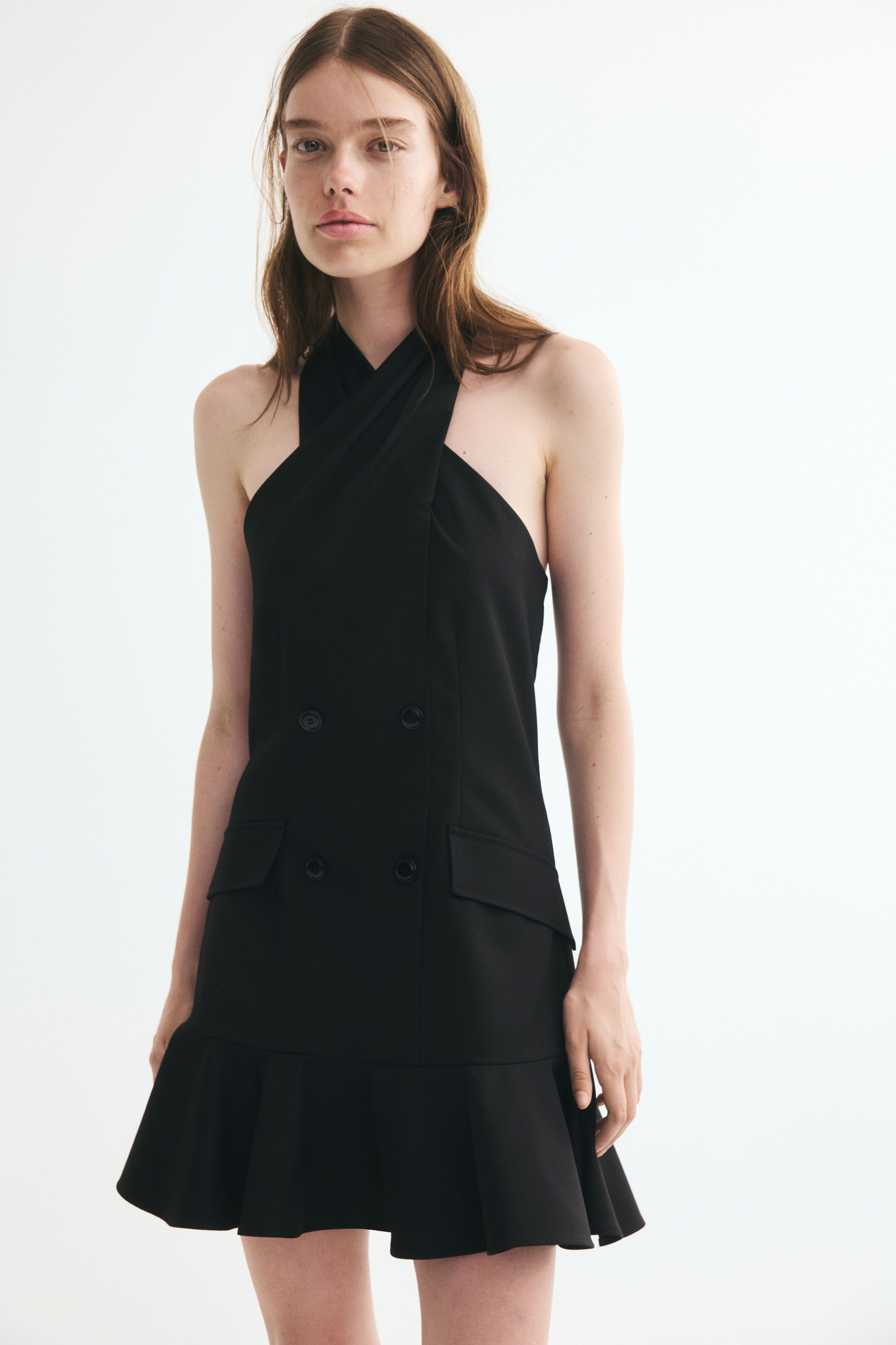 Robe veston dos nu
