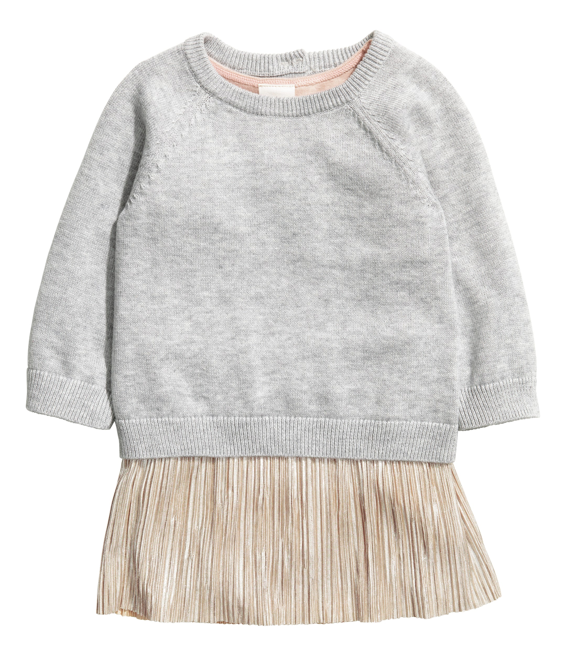 View larger image: Jumper and dress - Light grey marl - Kids | H&M GB 1