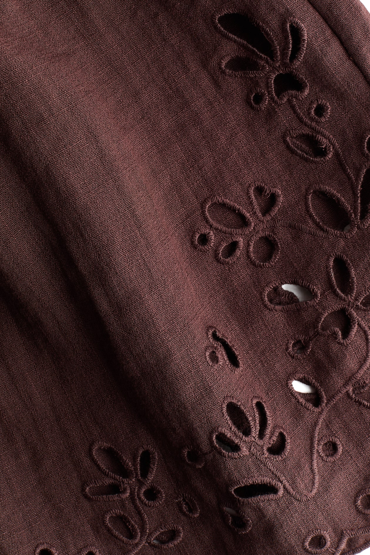 Shorts with Eyelet Embroidery - image 3