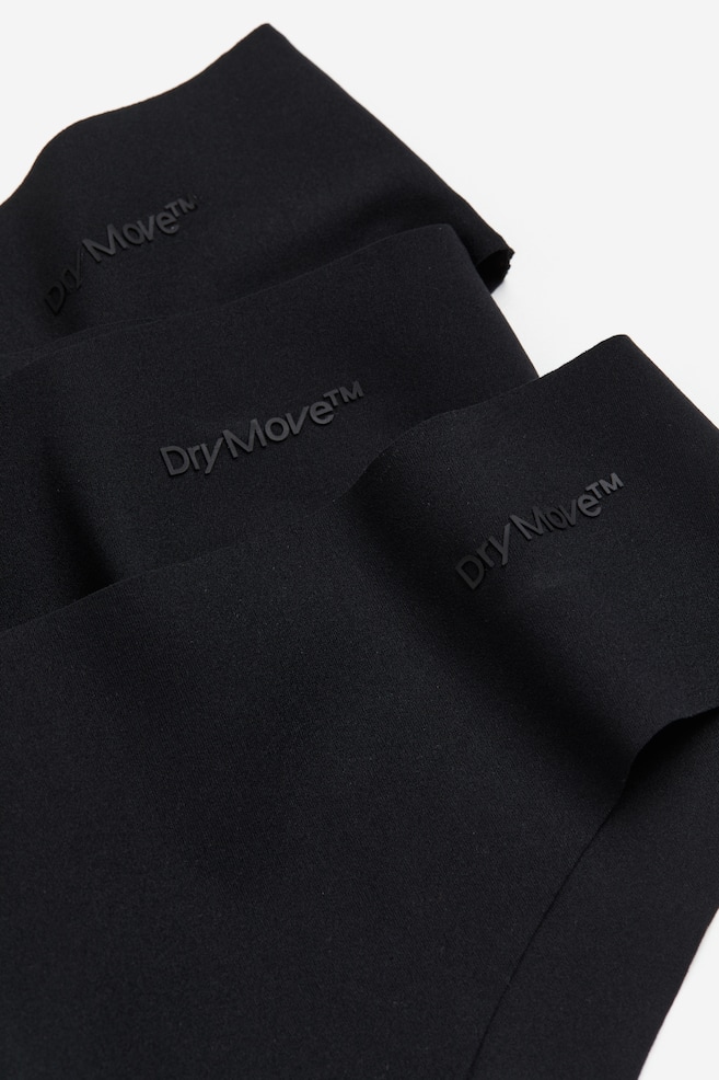 3-pack DryMove™ Sports Brazilian briefs - Black - 2