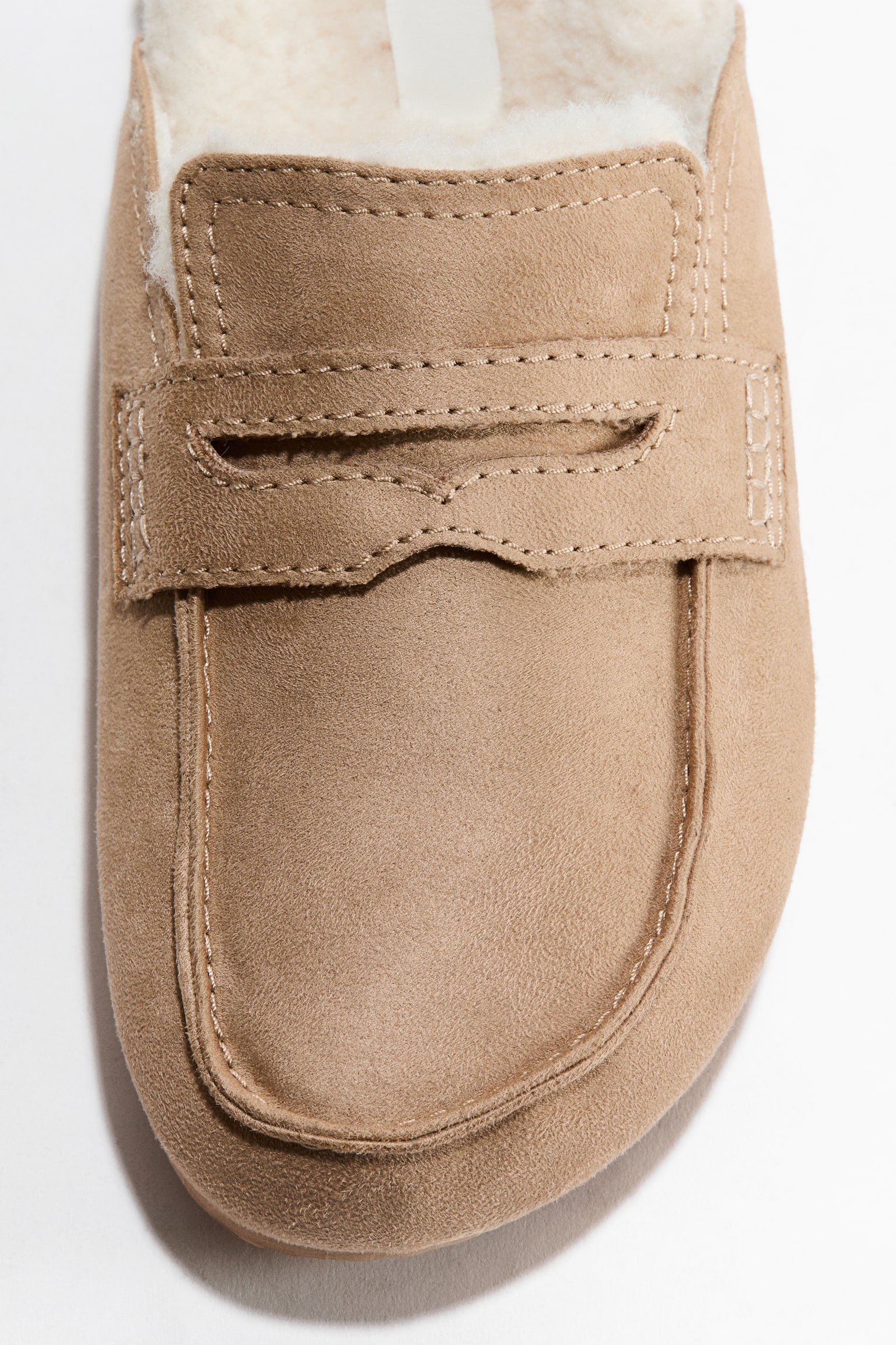 Женские тапочки H&M Warm-Lined Slippers, цвет: Бежевый — фото 3