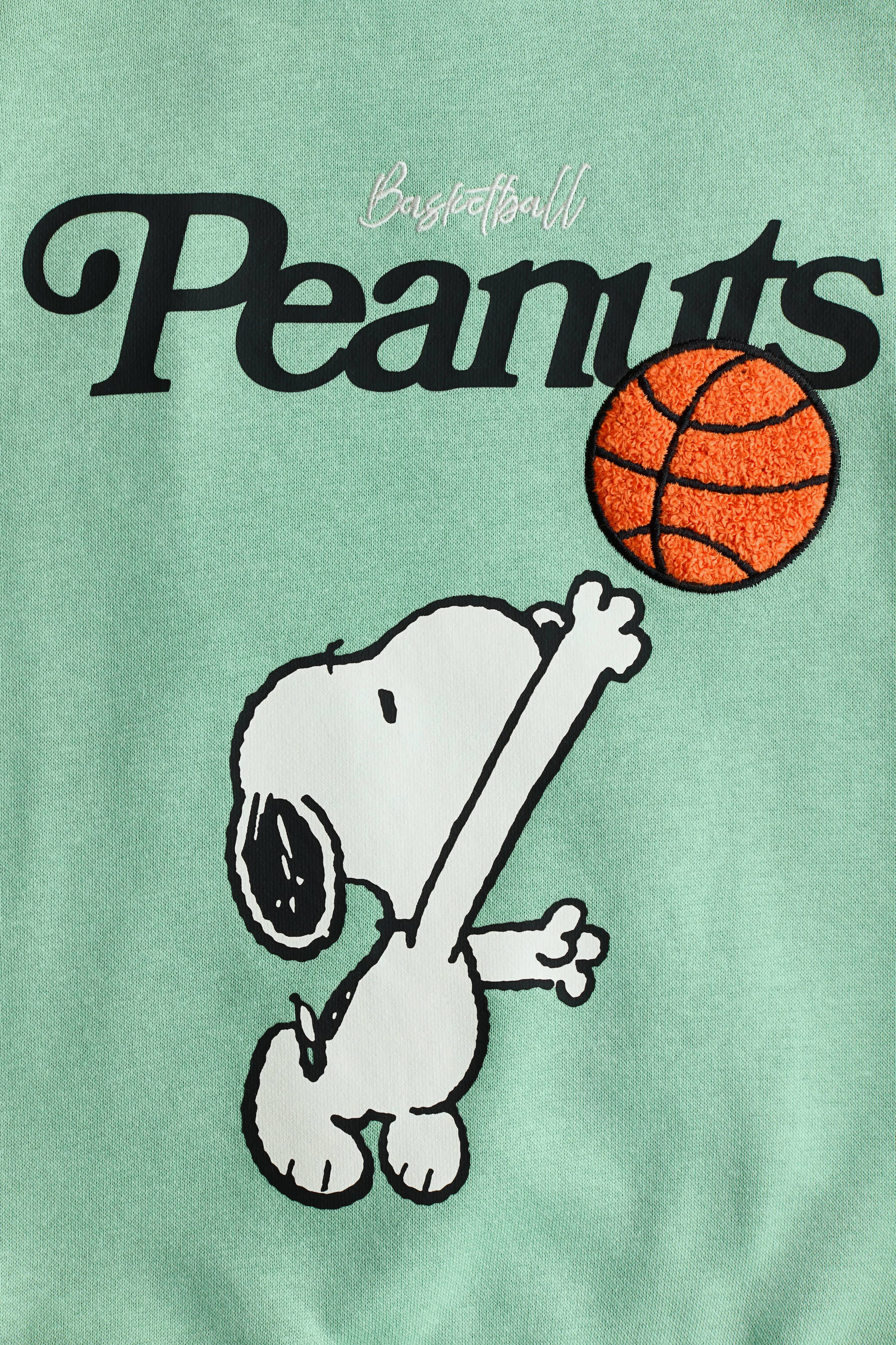 Ampliar la imagen: Sudadera oversized - Verde/Snoopy - Kids | H&M MX 5